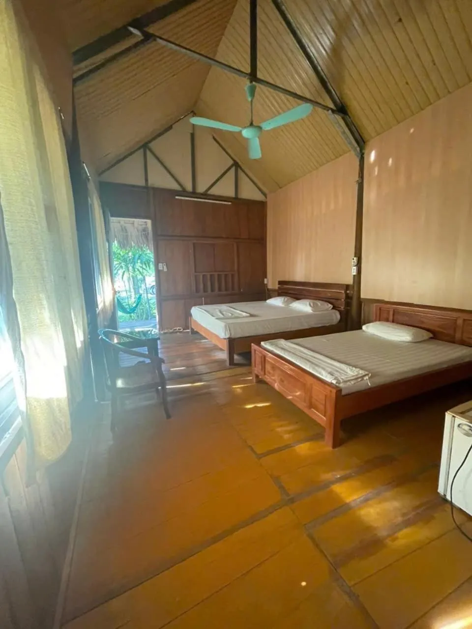 Bed in Cuc Phuong Bungalow