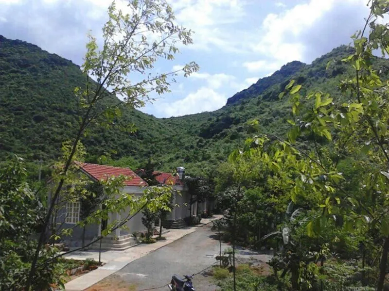 Garden view in Cuc Phuong Bungalow