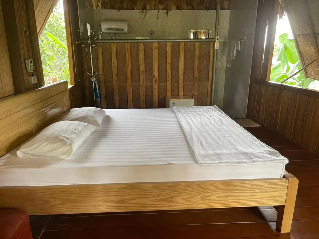Bed in Cuc Phuong Bungalow