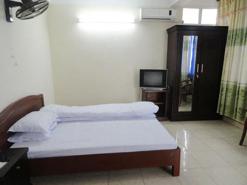 Bed in Cuc Phuong Bungalow