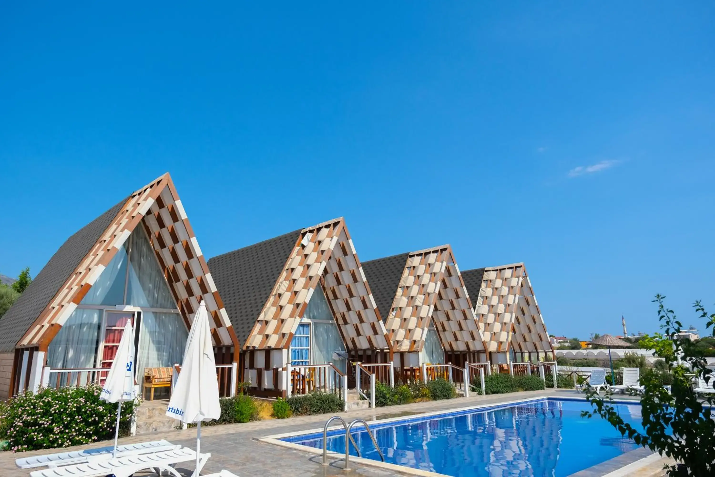 Pool view in Bu Bungalow Hotel Pool view in Bu Bungalow Hotel
