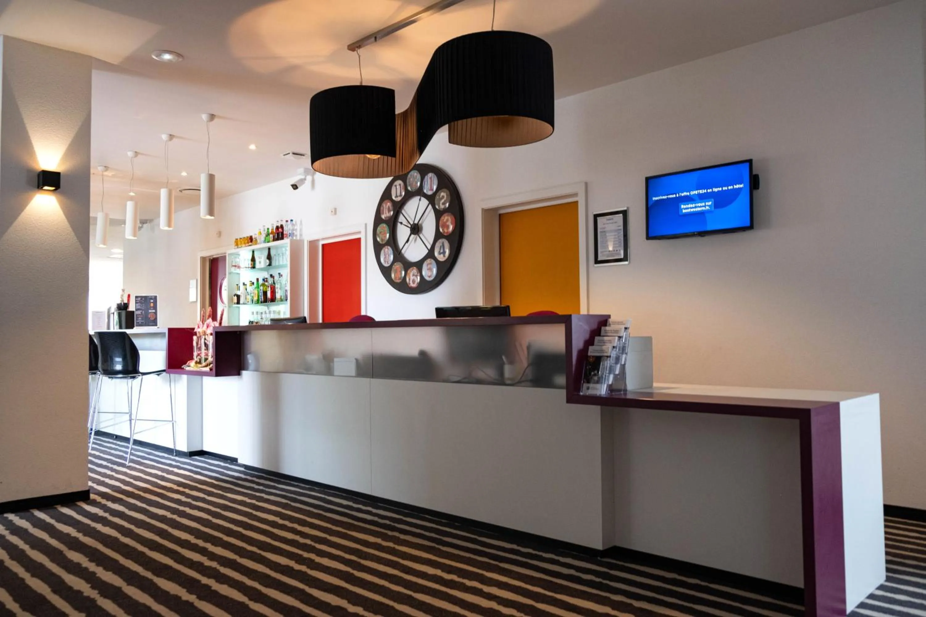 Lobby or reception in Best Western Colmar Expo