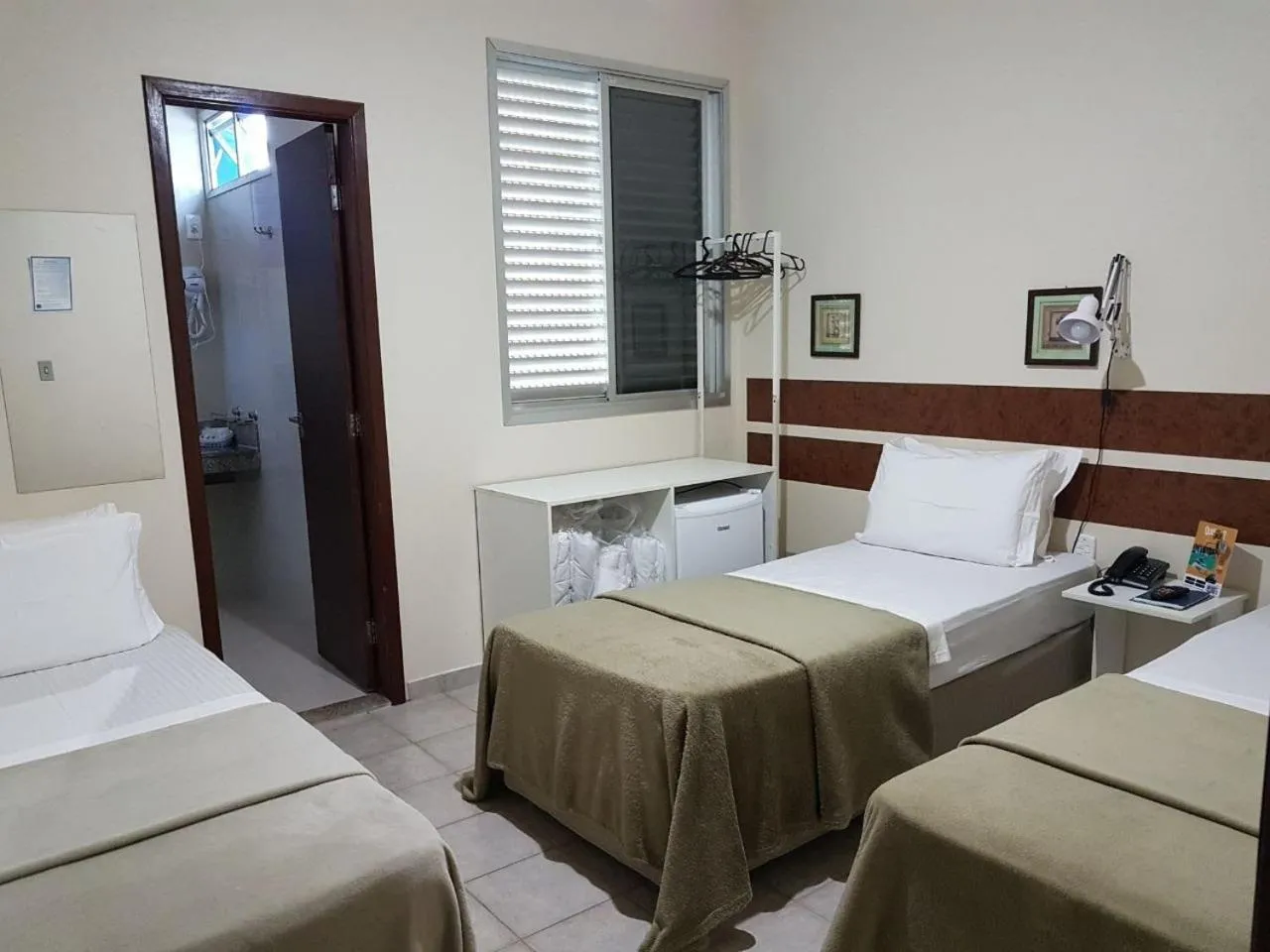 Bed in Hotel Minastur