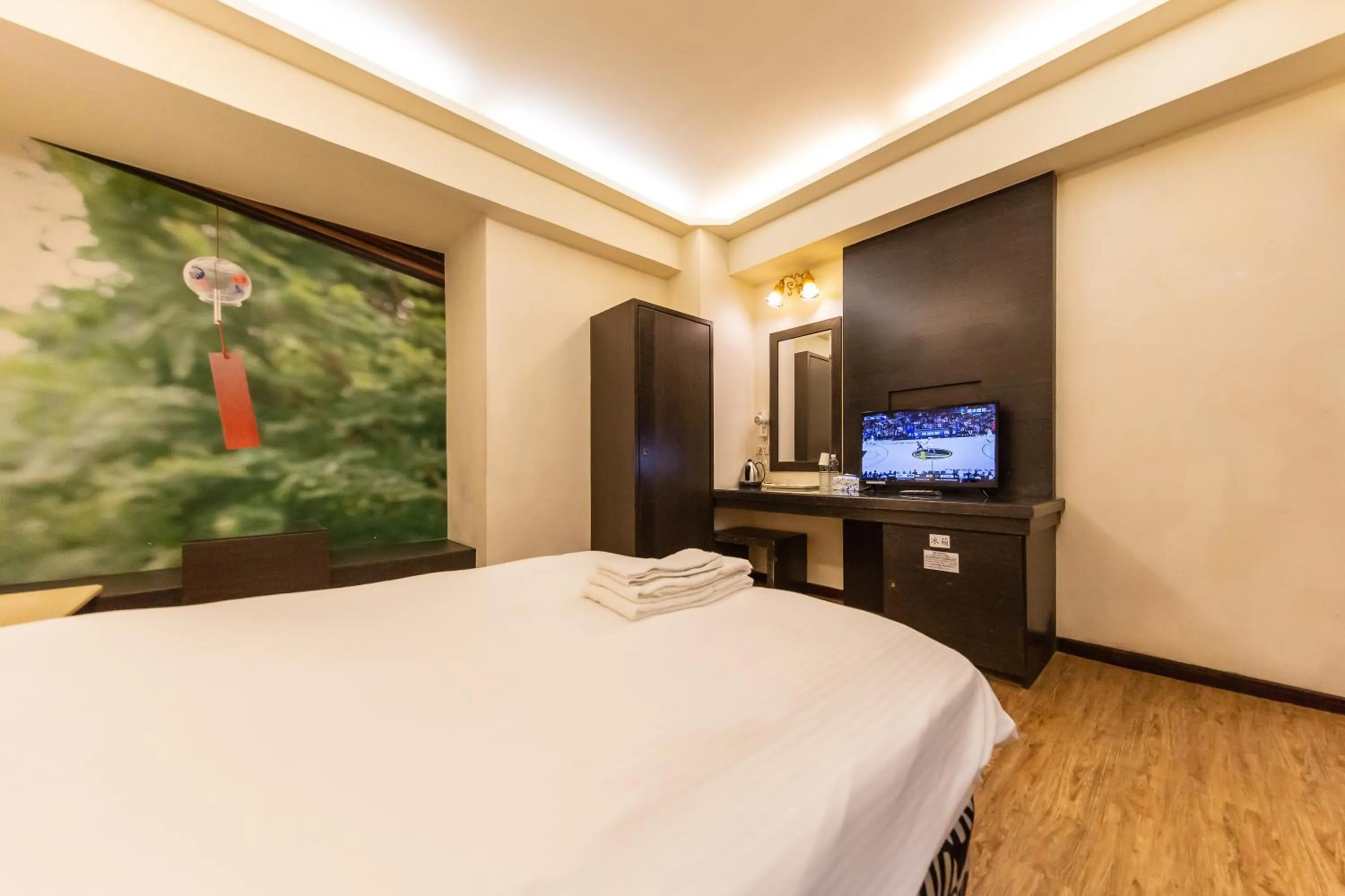TV and multimedia, Bed in I HI Sanduo Travel Hotel