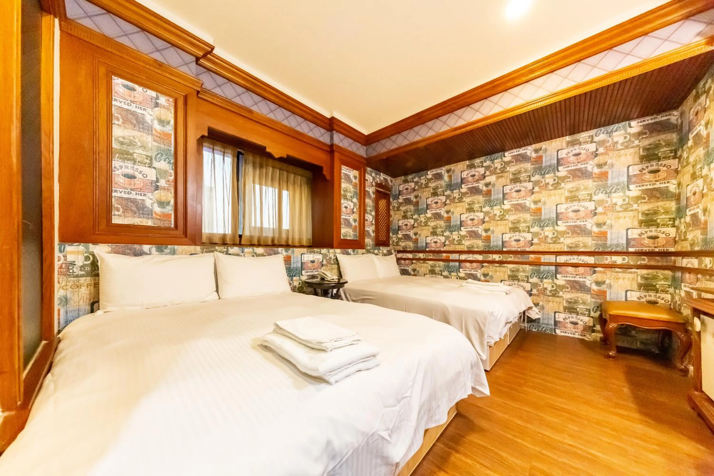 Bed in I HI Sanduo Travel Hotel