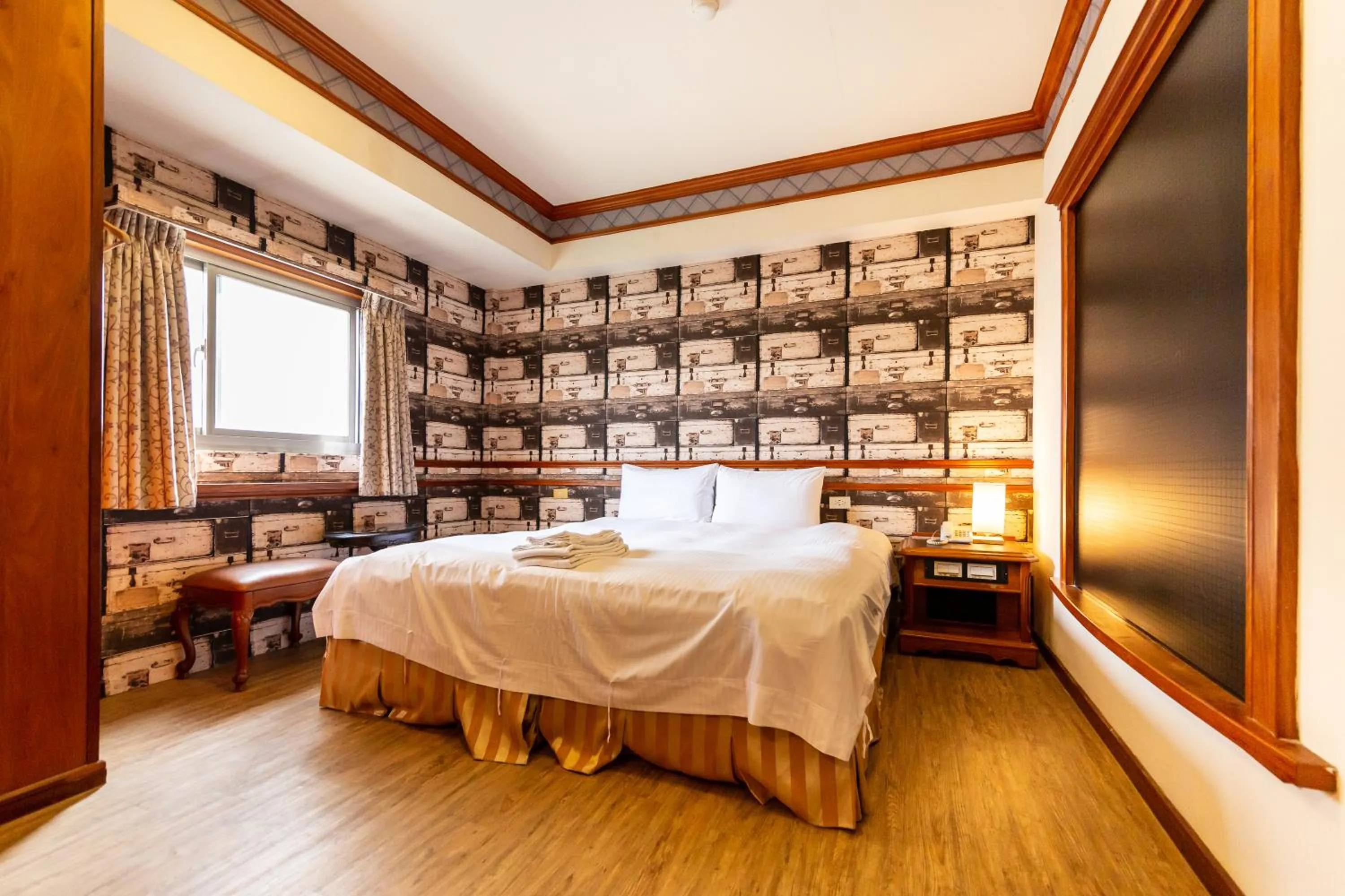 Bed in I HI Sanduo Travel Hotel