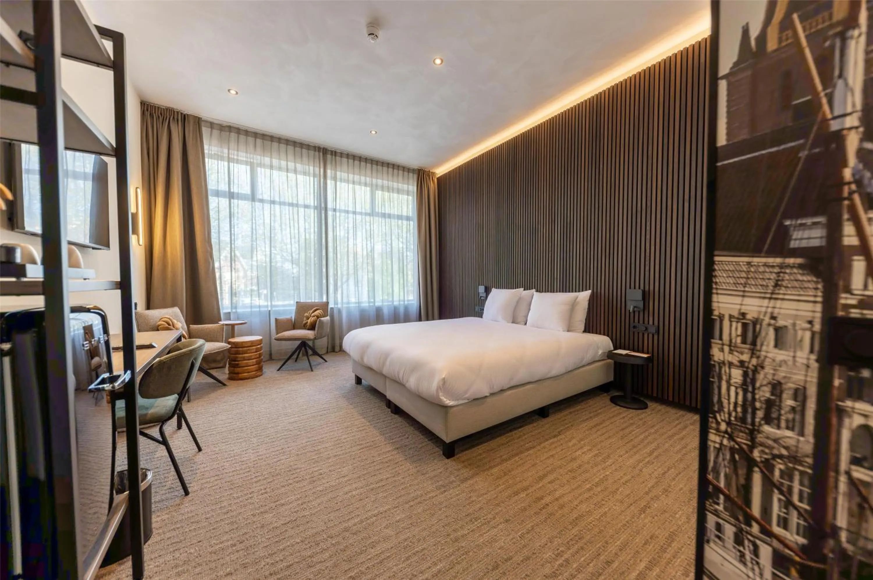 Bedroom, Bed in Flonk Hotel Groningen Centre, BW Signature Collection