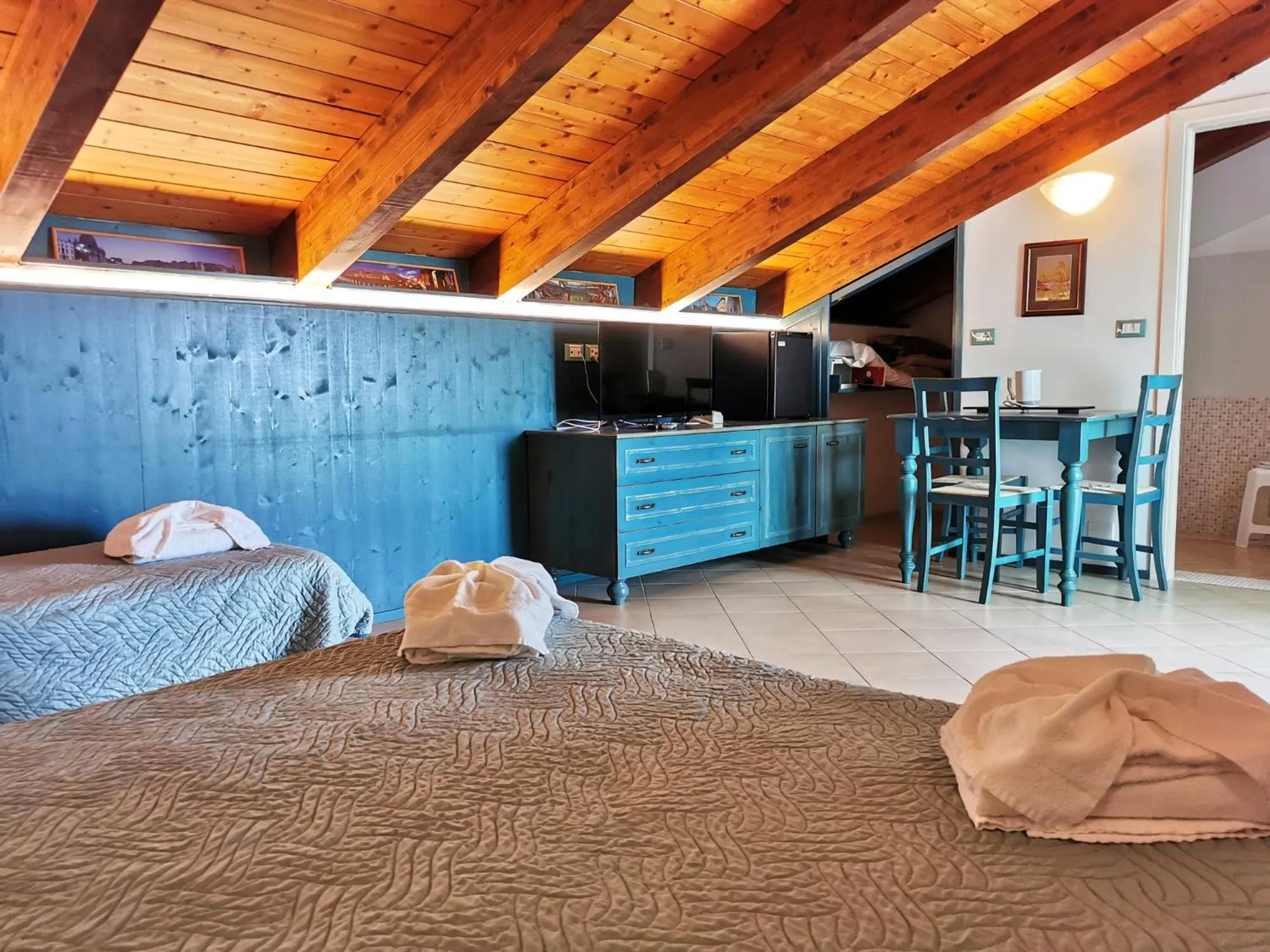 Bed in Hotel La Plage