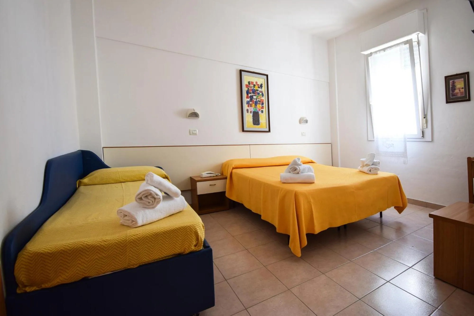 Bed in Hotel La Plage