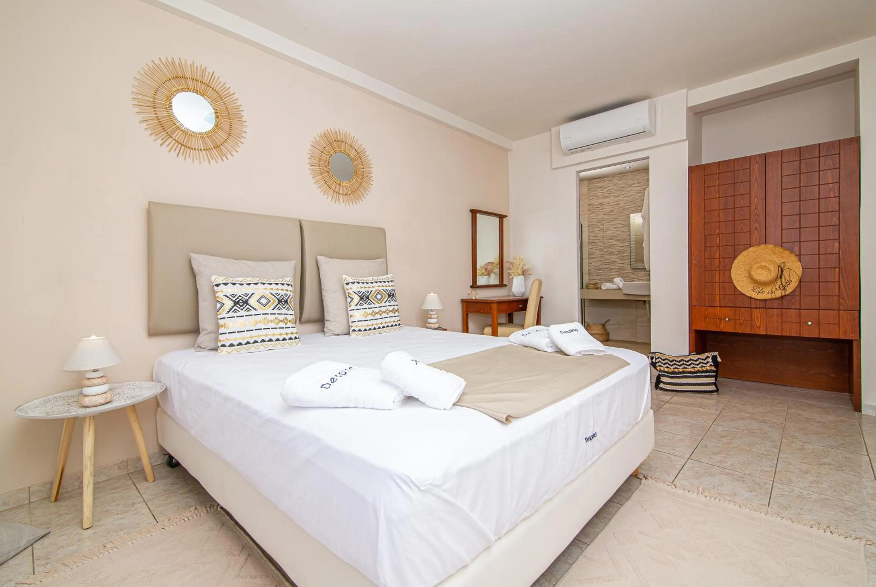 Photo of the whole room, Bed in Despina Aparthotel by Philoxenia Hotel & SPA