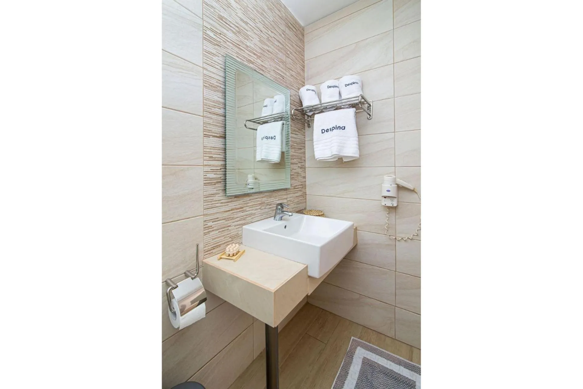 Toilet in Despina Aparthotel by Philoxenia Hotel & SPA