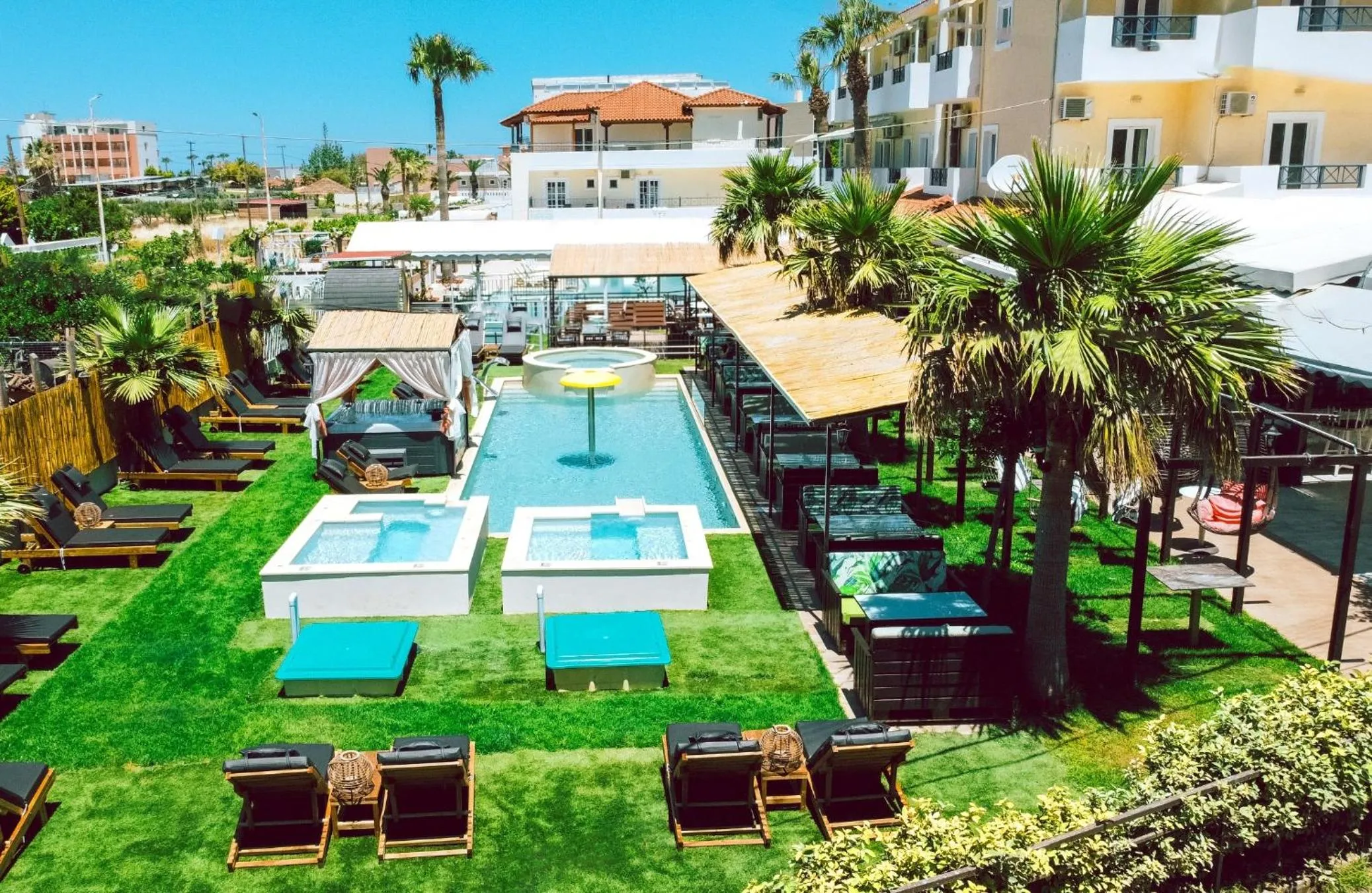 Hot Tub in Despina Aparthotel by Philoxenia Hotel & SPA