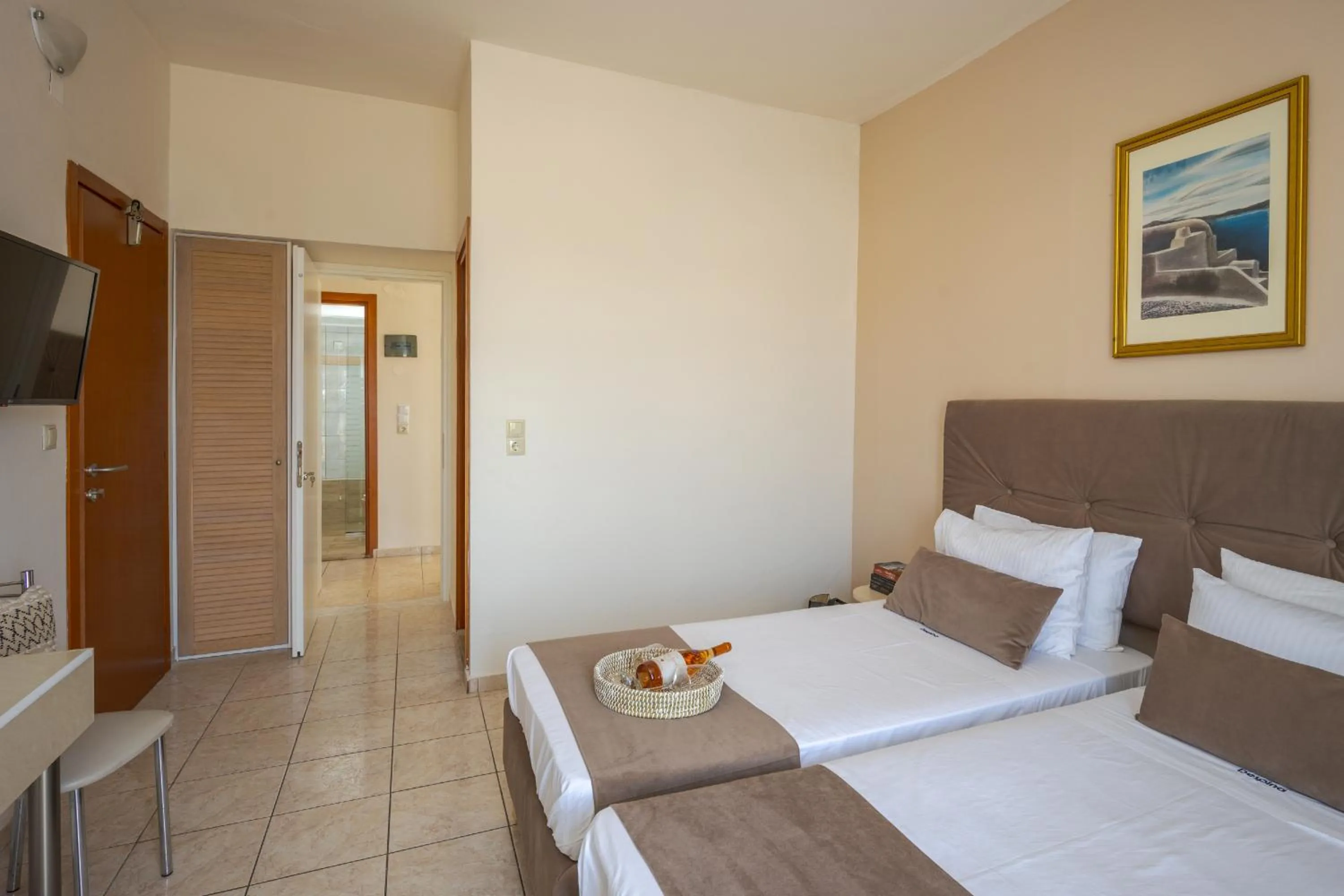 Photo of the whole room, Bed in Despina Aparthotel by Philoxenia Hotel & SPA