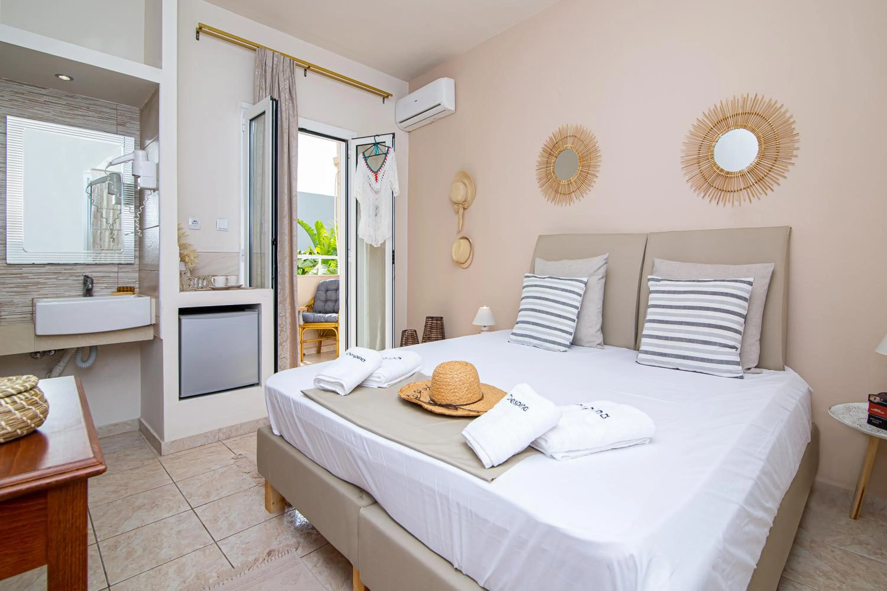 Photo of the whole room, Bed in Despina Aparthotel by Philoxenia Hotel & SPA