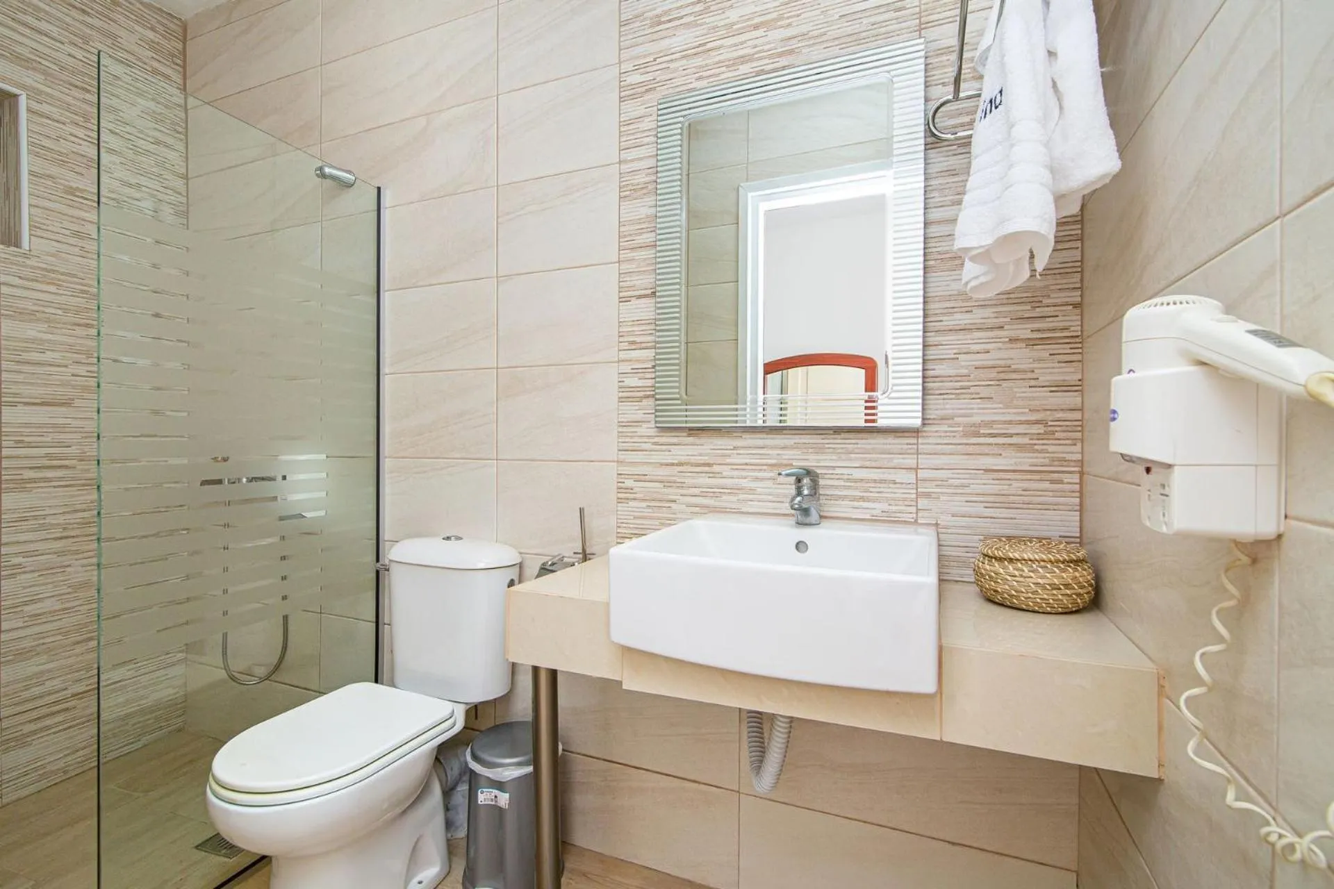 Shower in Despina Aparthotel by Philoxenia Hotel & SPA