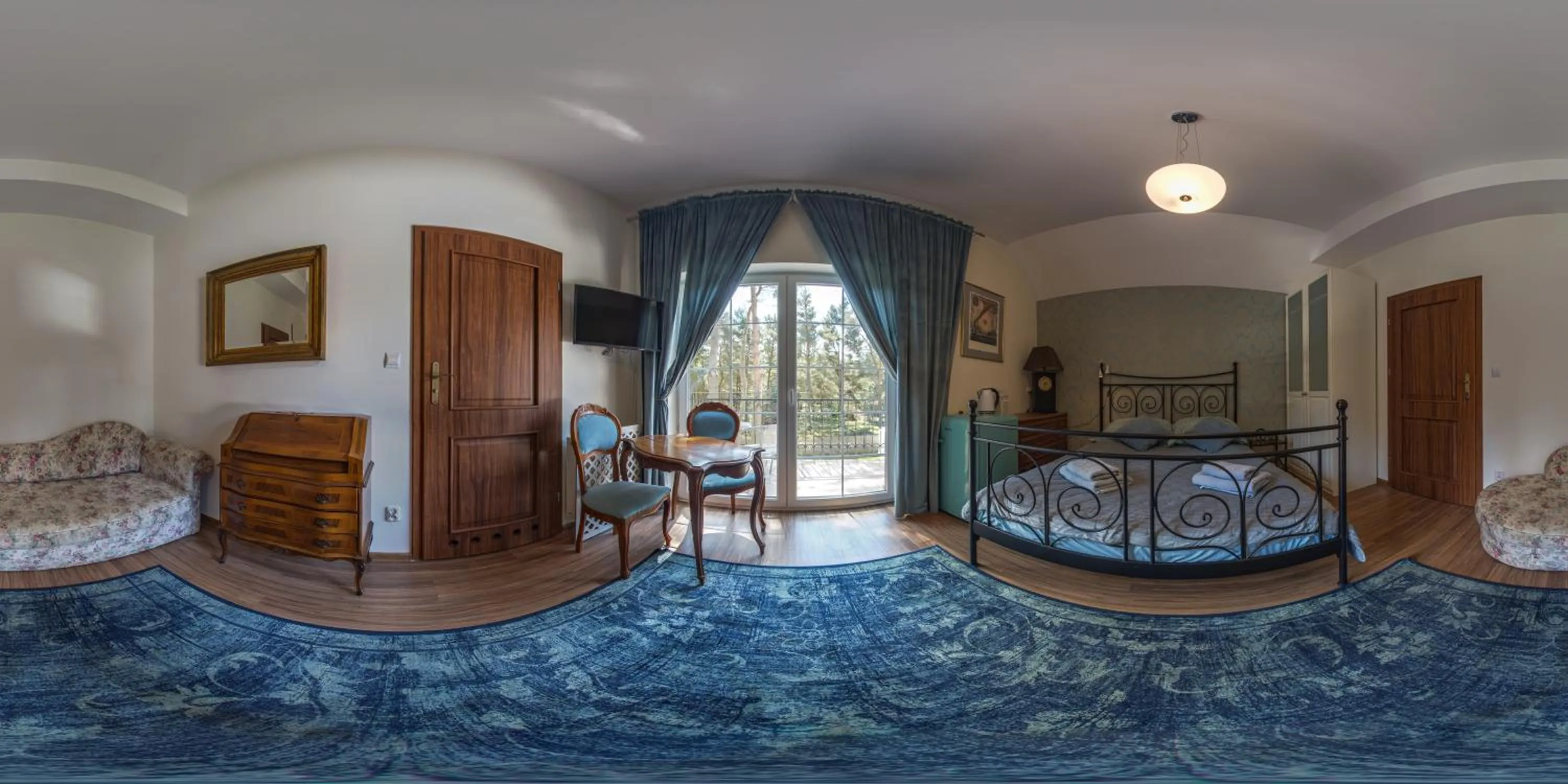 Photo of the whole room, Bed in Willa Vinci Rozewie