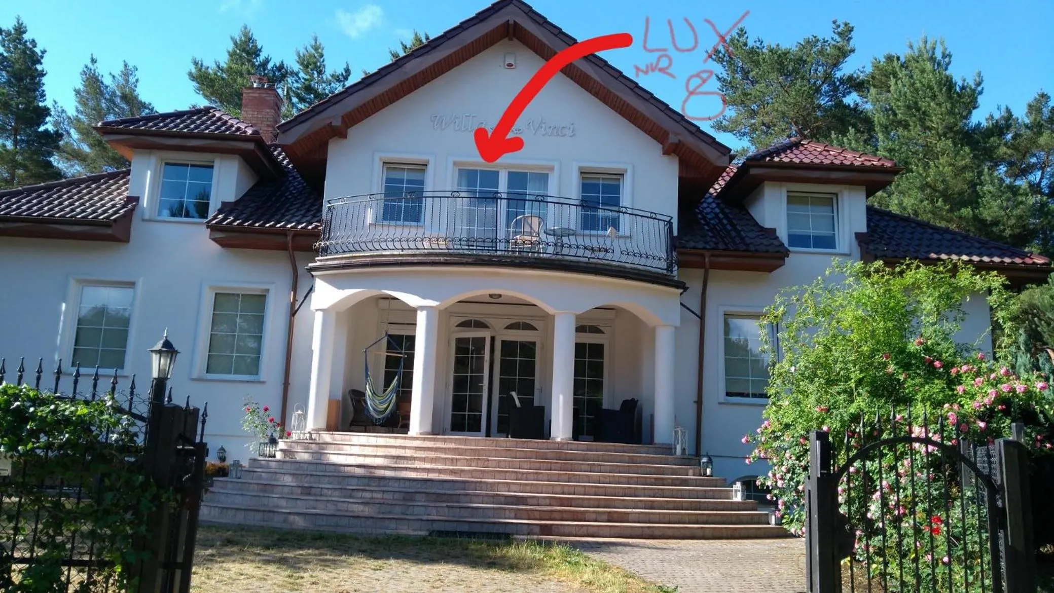 Balcony/Terrace in Willa Vinci Rozewie