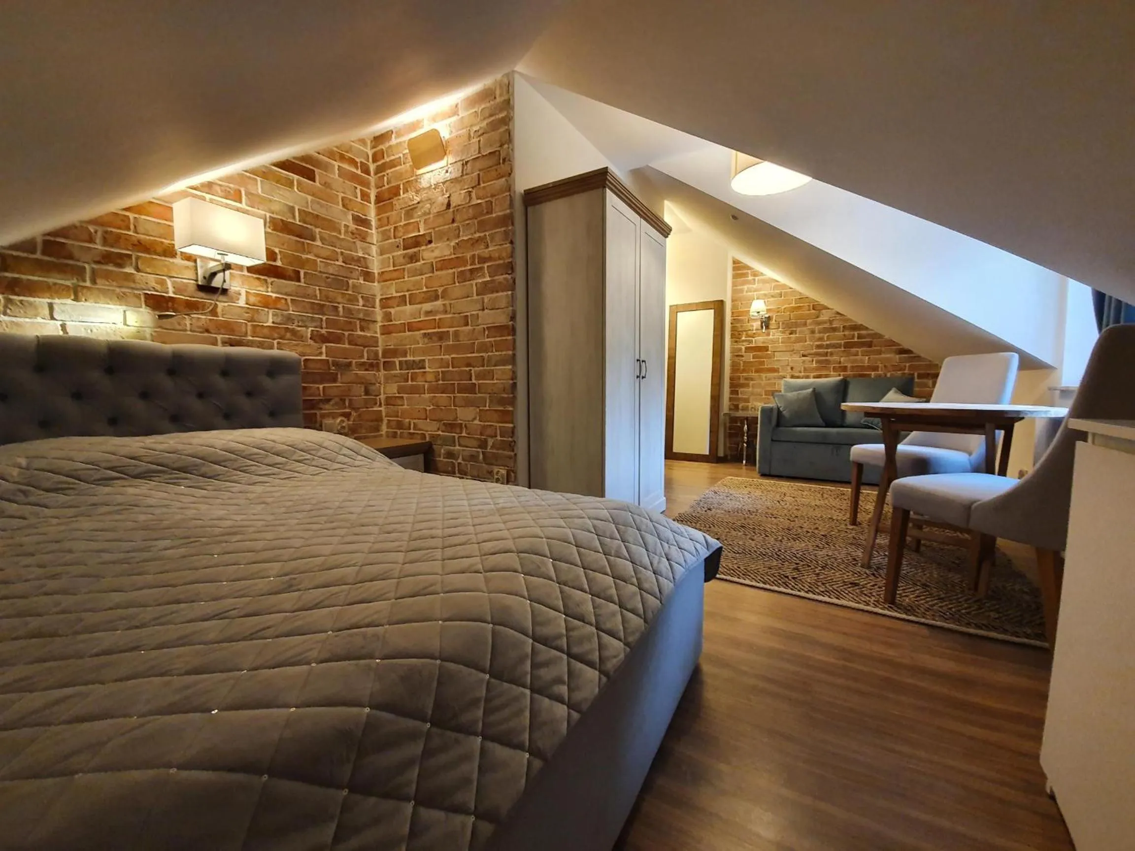 Photo of the whole room, Bed in Willa Vinci Rozewie