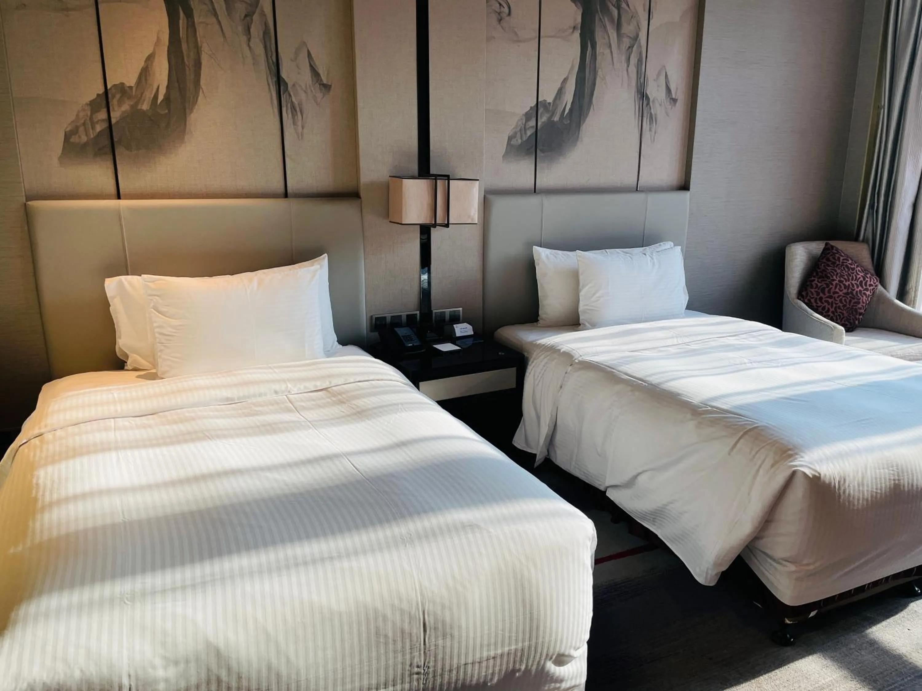 Bedroom, Bed in Maanshan Wanda Realm Hotel