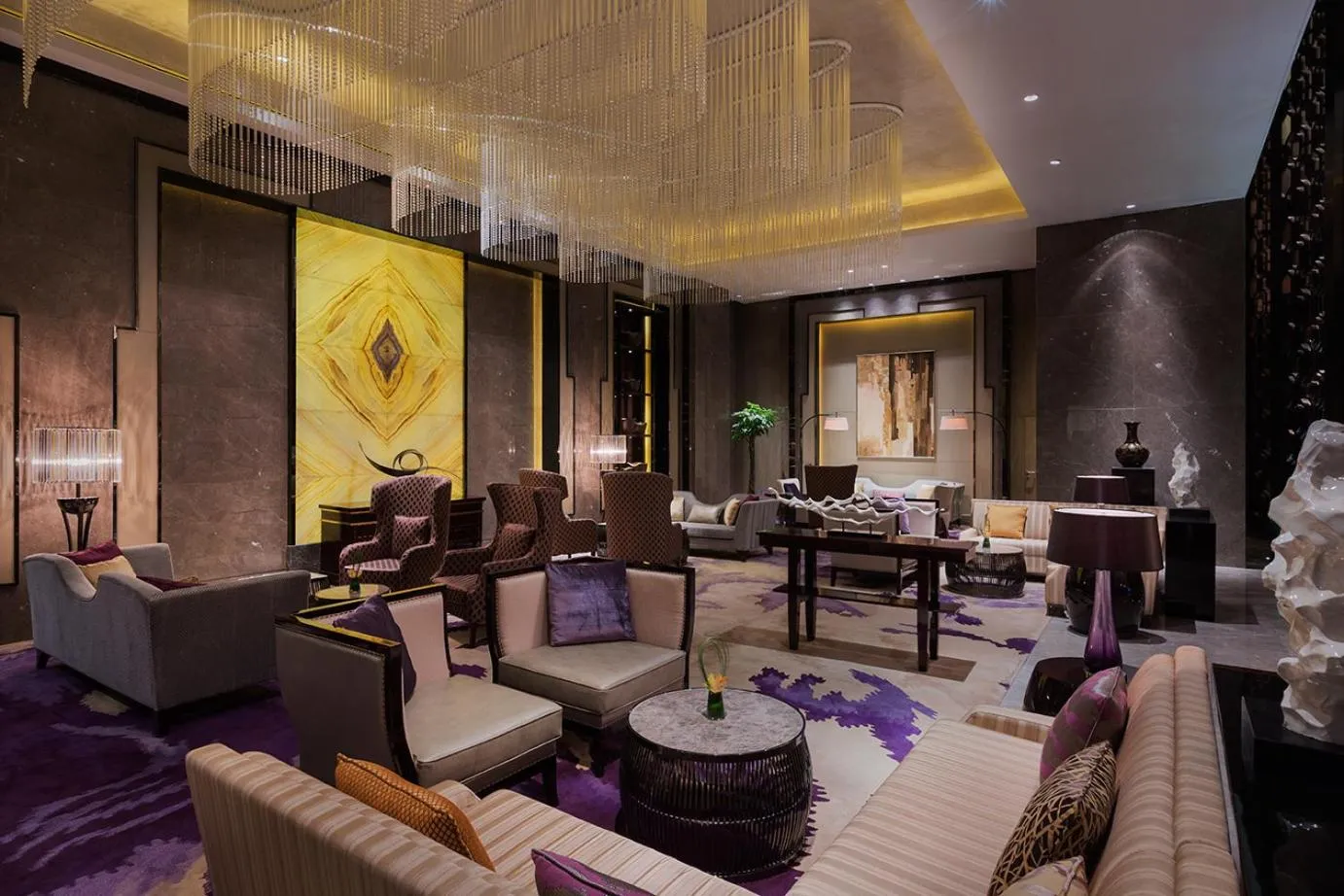Seating area in Maanshan Wanda Realm Hotel