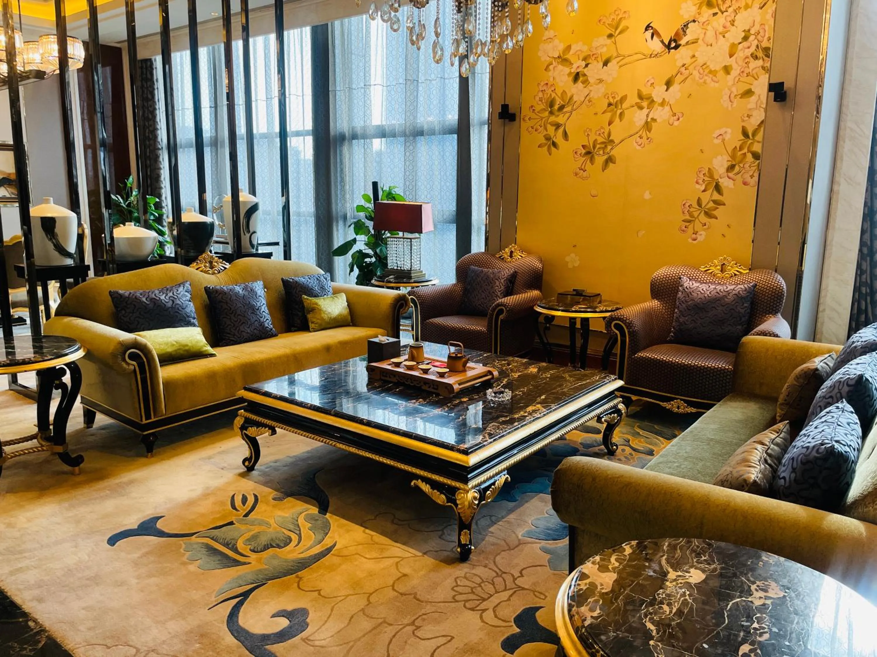 Living room in Maanshan Wanda Realm Hotel