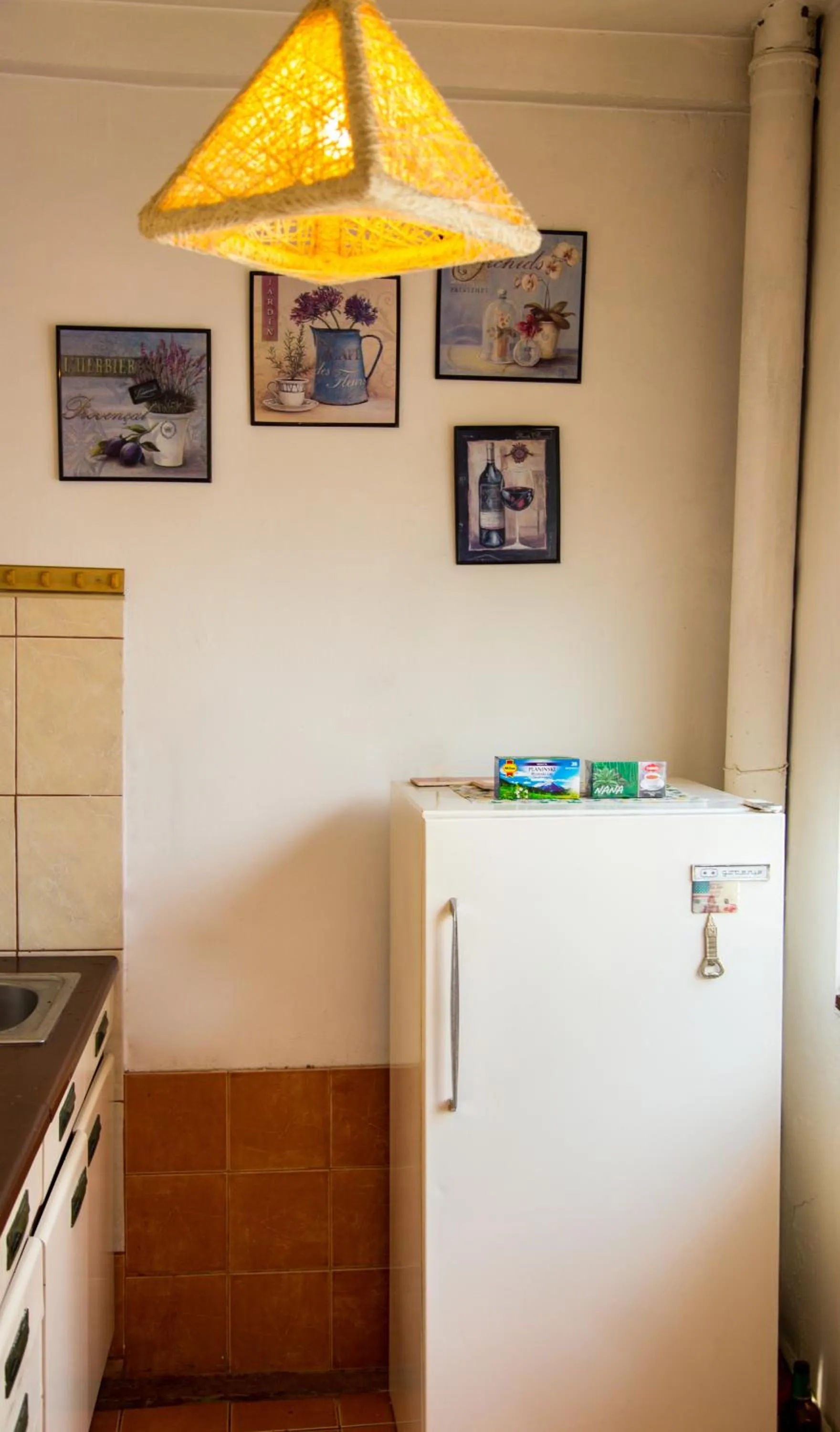 Kitchen or kitchenette in The Comfy Hostel