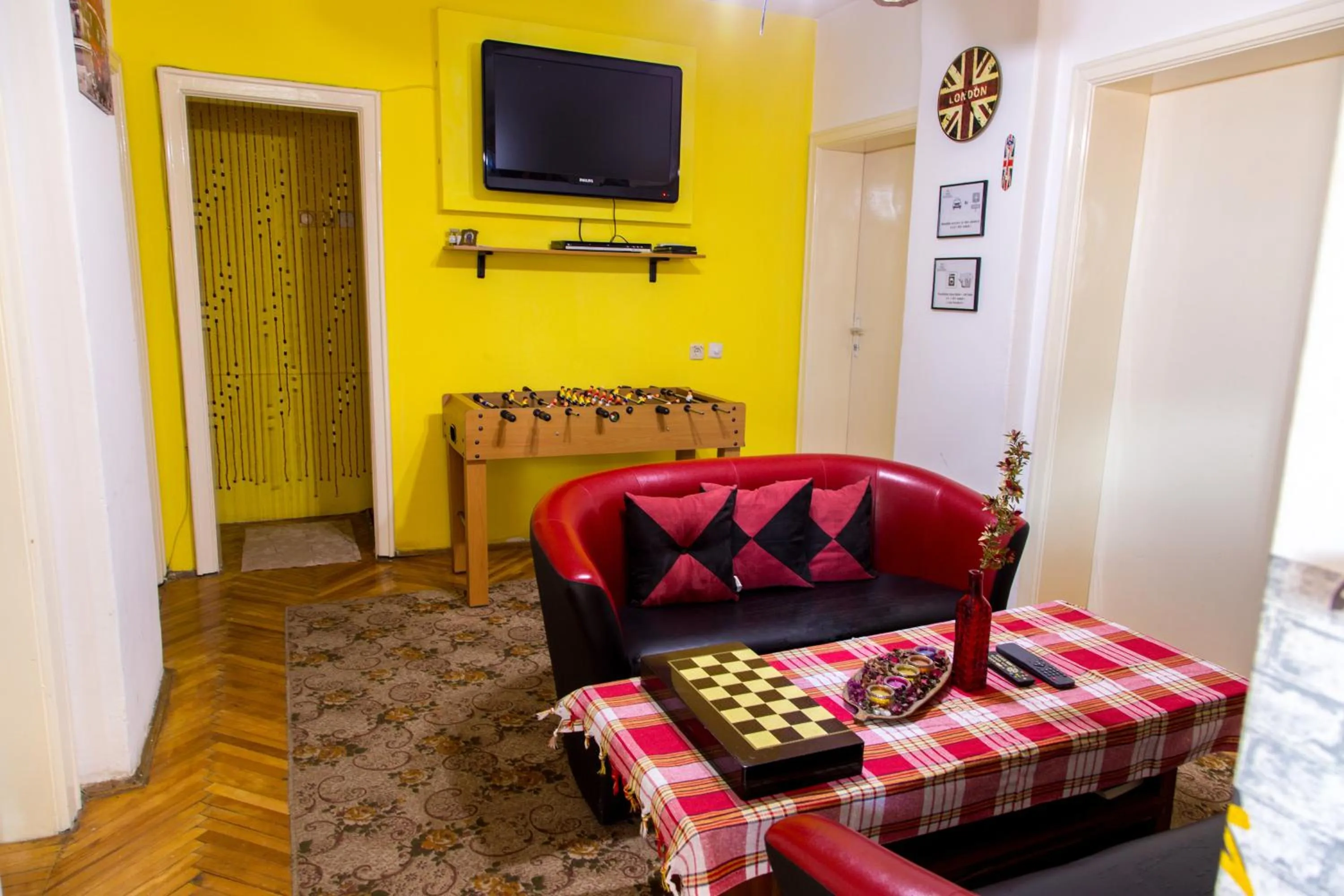 Living room in The Comfy Hostel