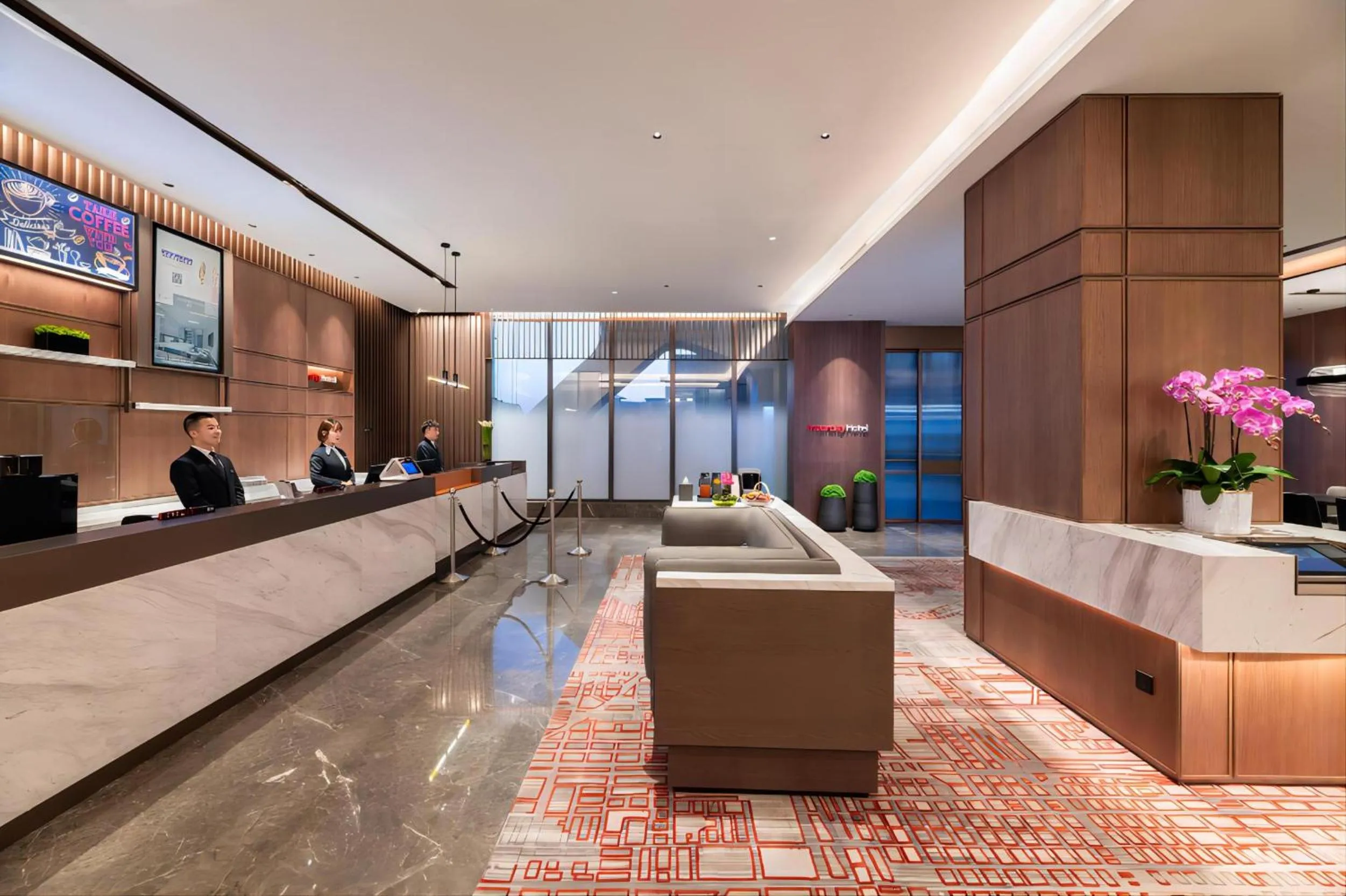 Lobby or reception in IntercityHotel Shanghai New International Expo Center