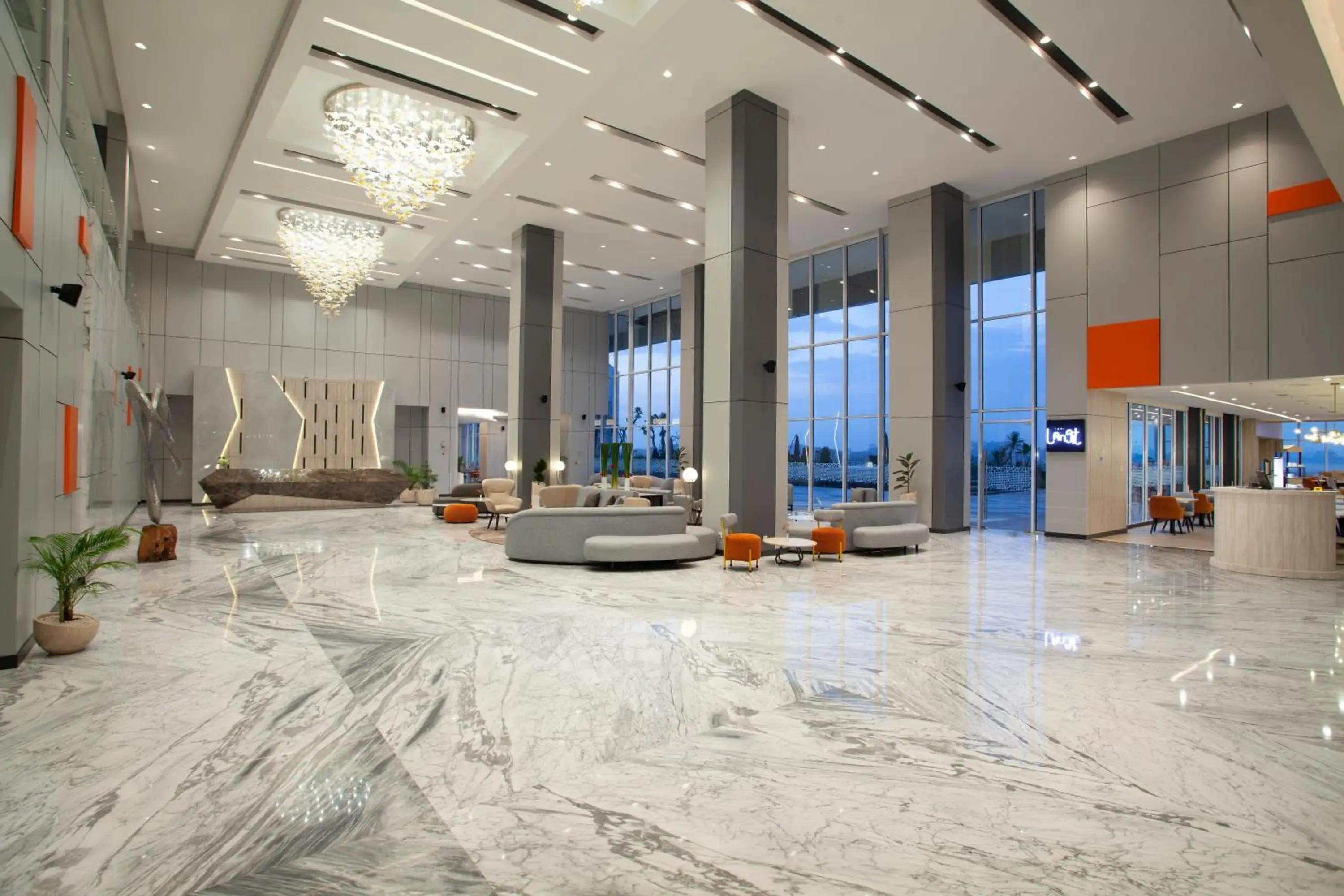 Lobby or reception in HARRIS Hotel & Convention Cibinong City Mall Bogor Lobby or reception in HARRIS Hotel & Convention Cibinong City Mall Bogor