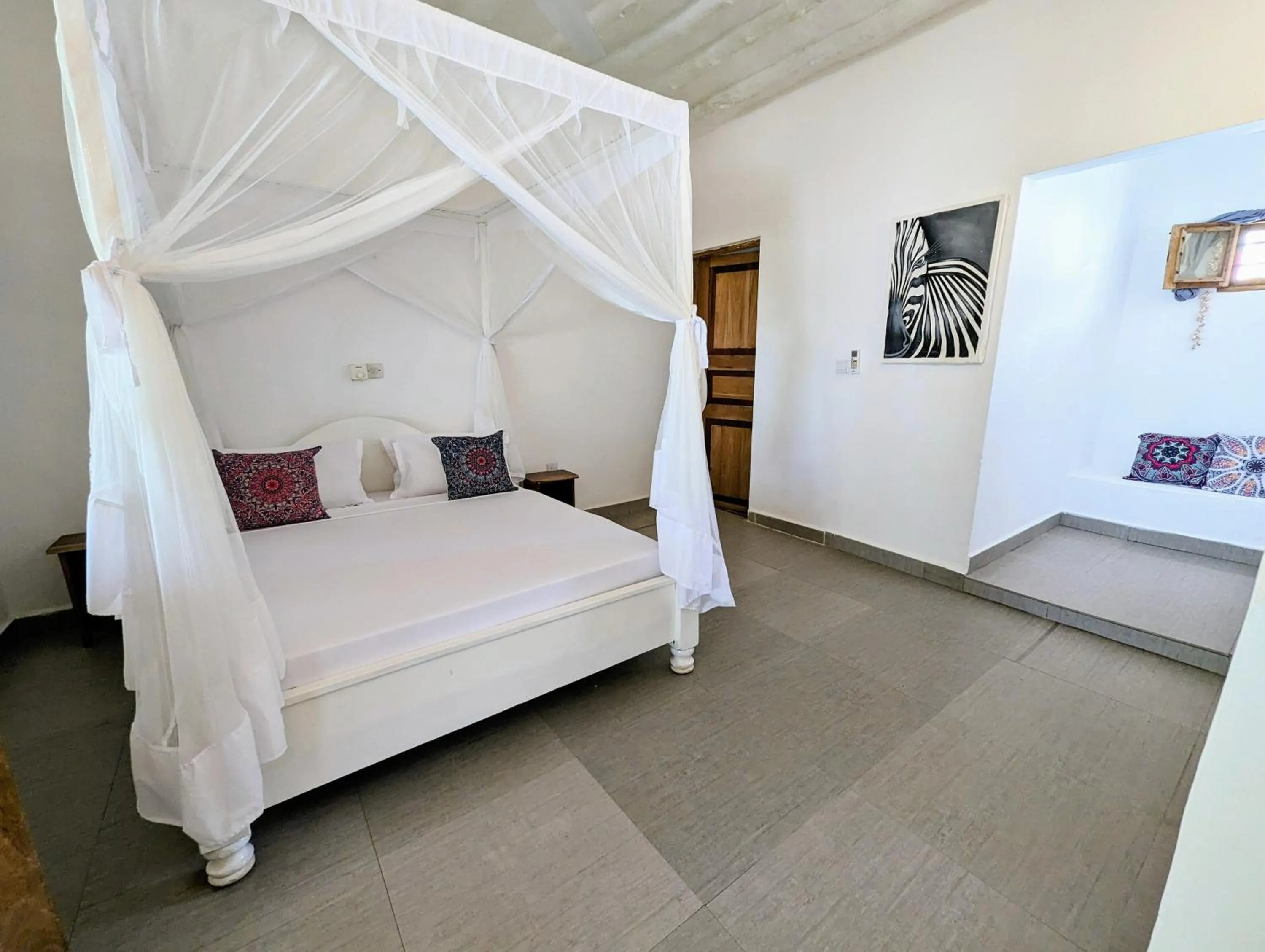 Bed in Bahati Villa