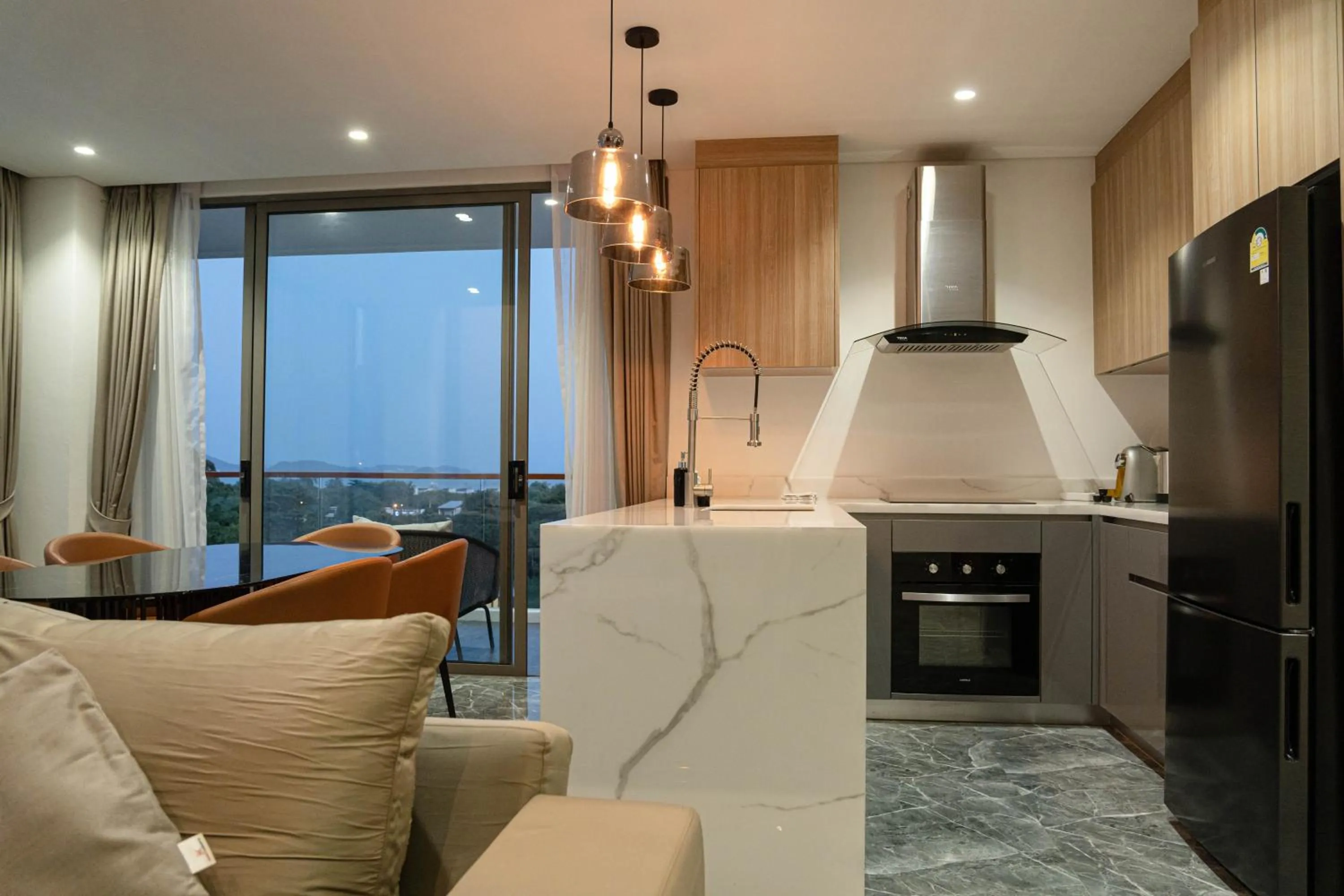 Kitchen or kitchenette in Elite Atoll Serviced Apartments Phuket