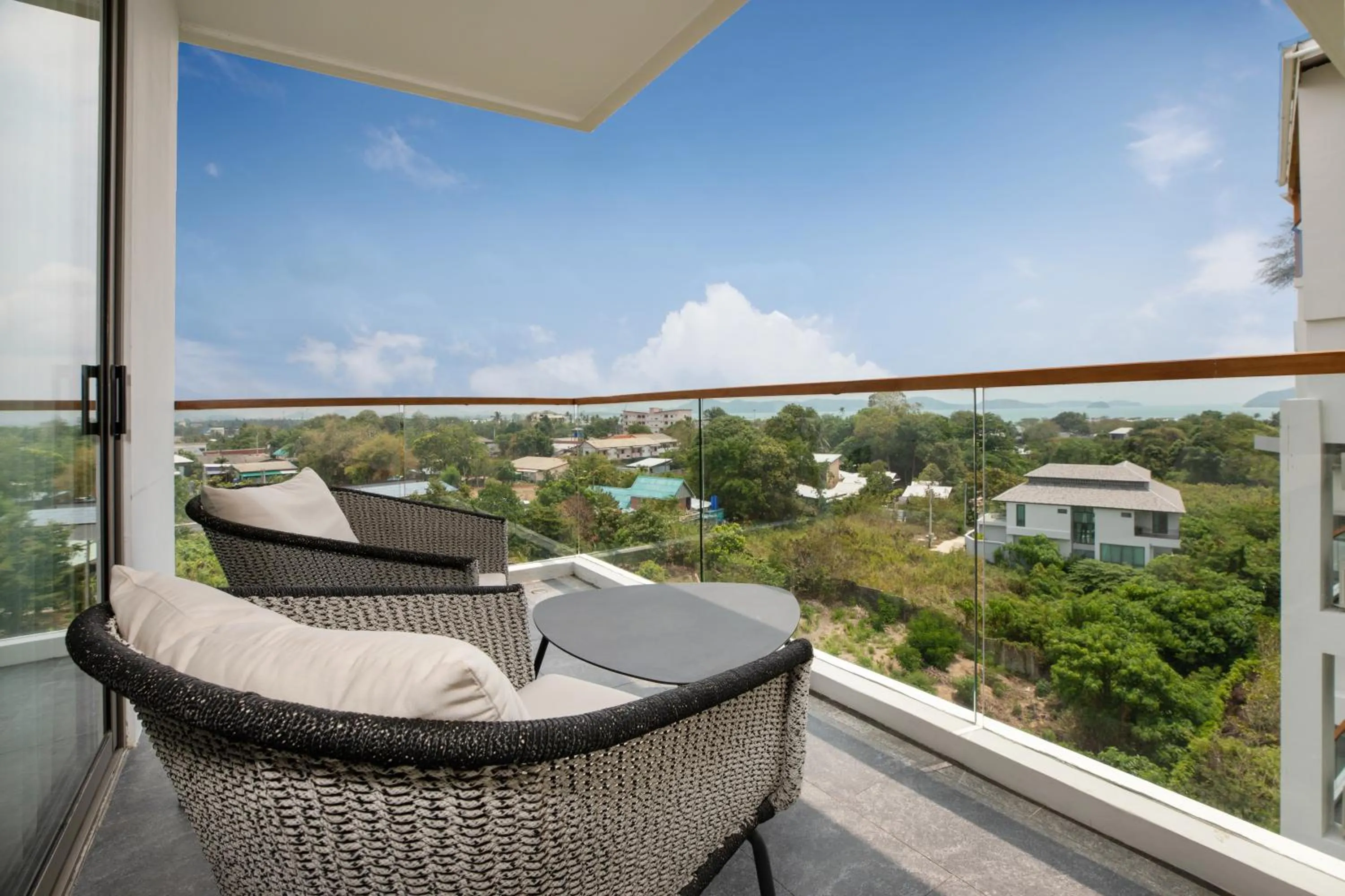Balcony/Terrace in Elite Atoll Serviced Apartments Phuket