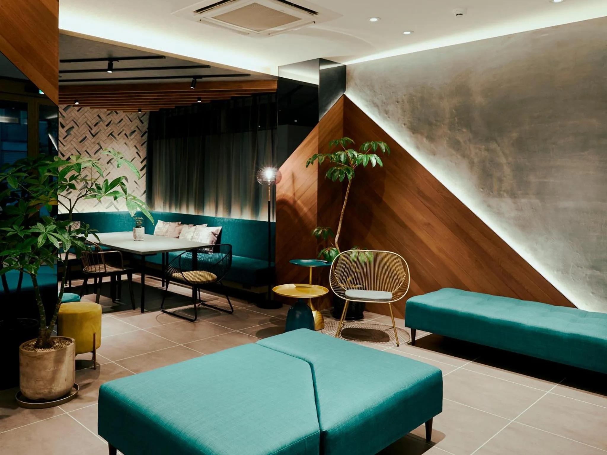 Seating area in R Hotel Kansai Airport