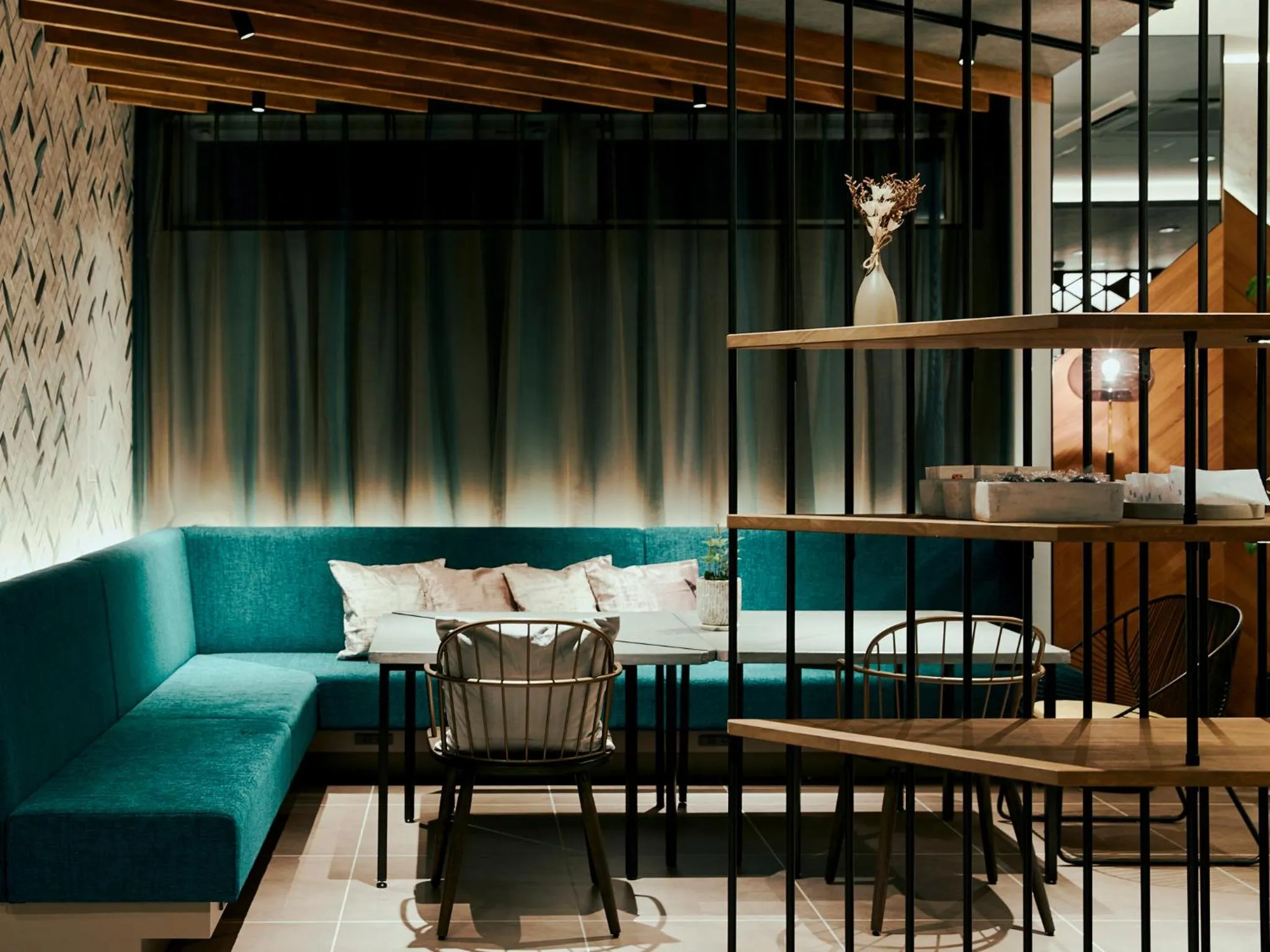 Seating area in R Hotel Kansai Airport