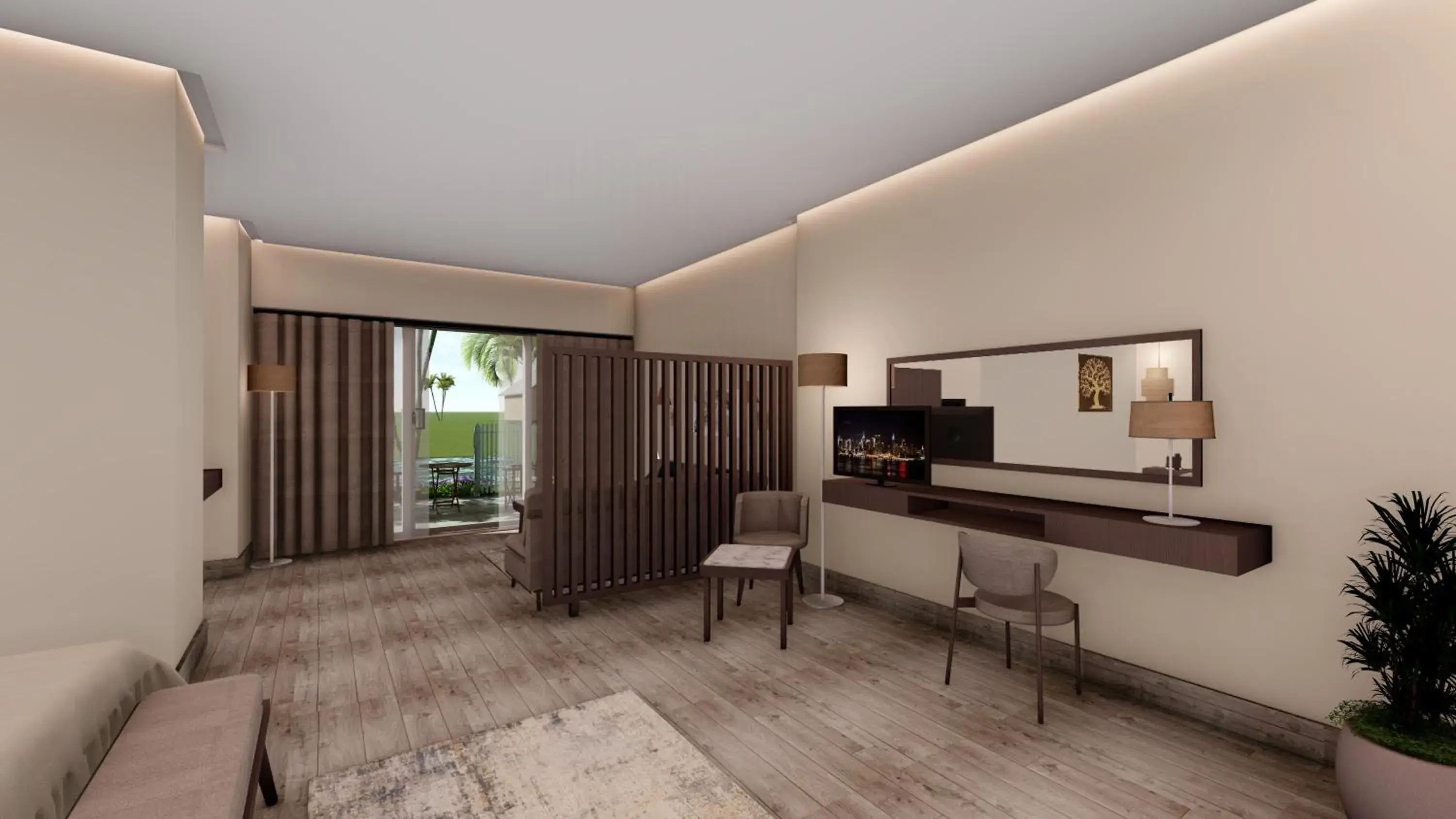 Living room in JAZ Elite Asteria Living room in JAZ Elite Asteria