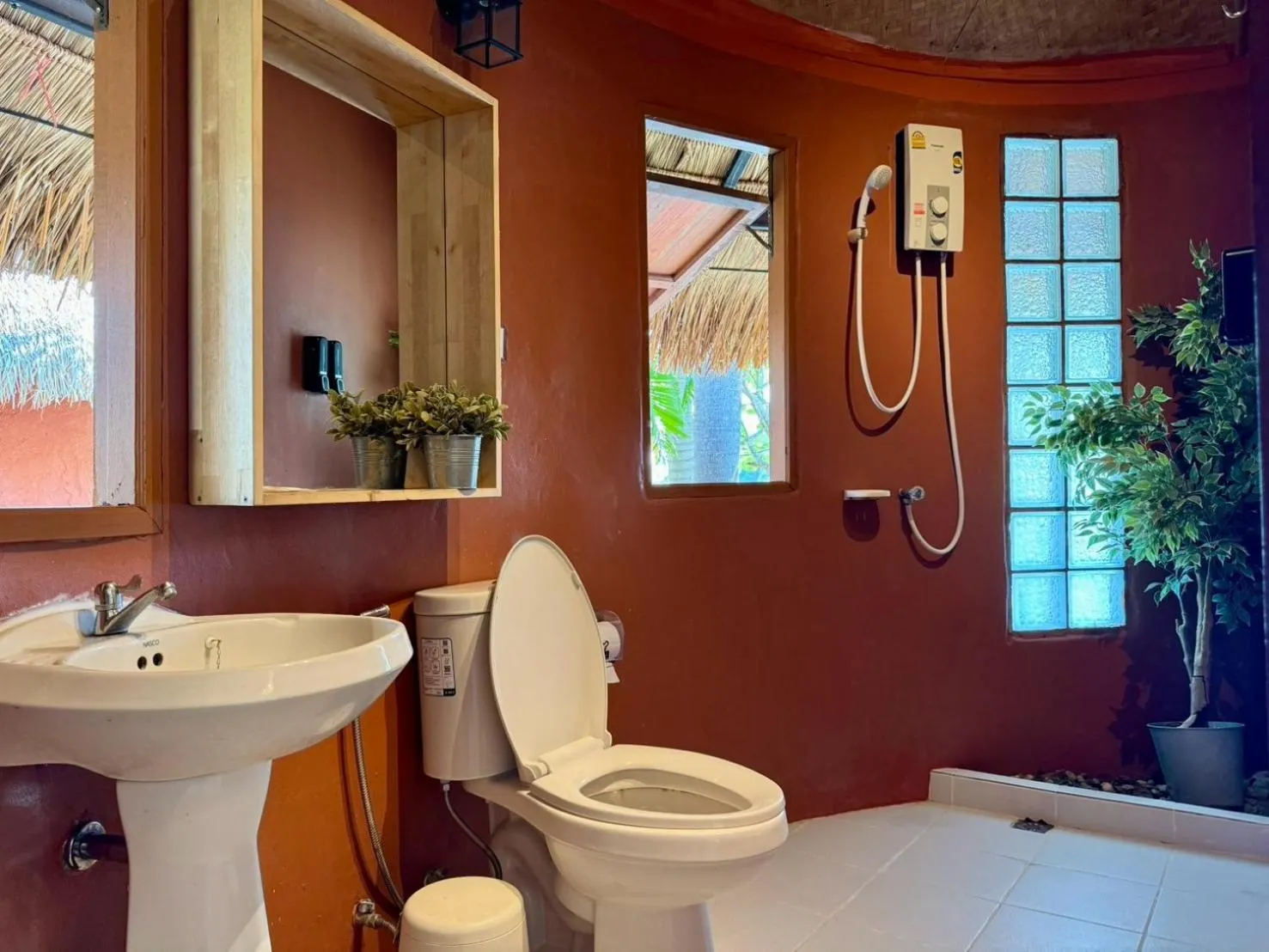 Shower in Khao Yai Lake Hill Resort