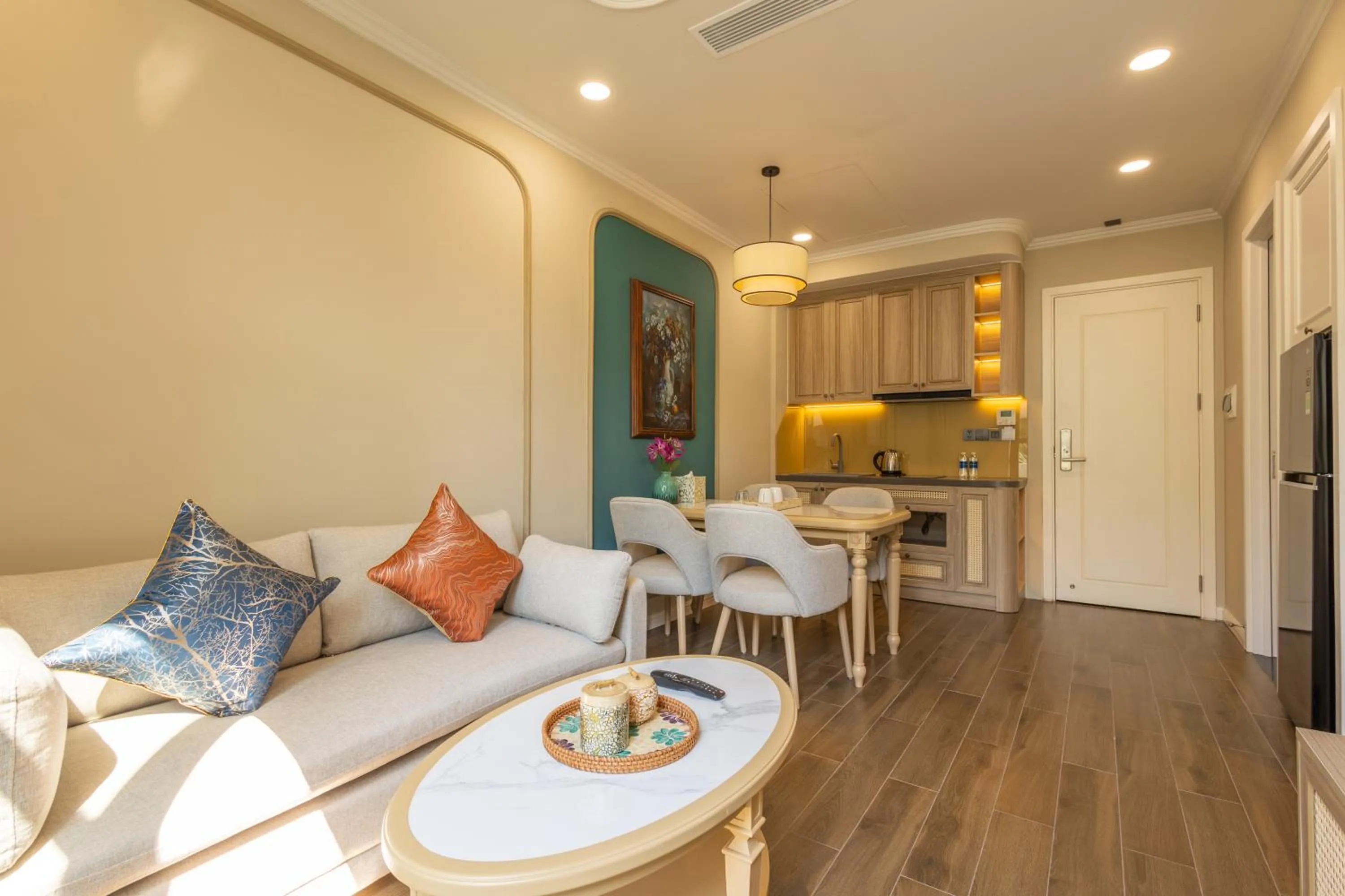 Kitchen or kitchenette in Stella Marina Boutique Hotel