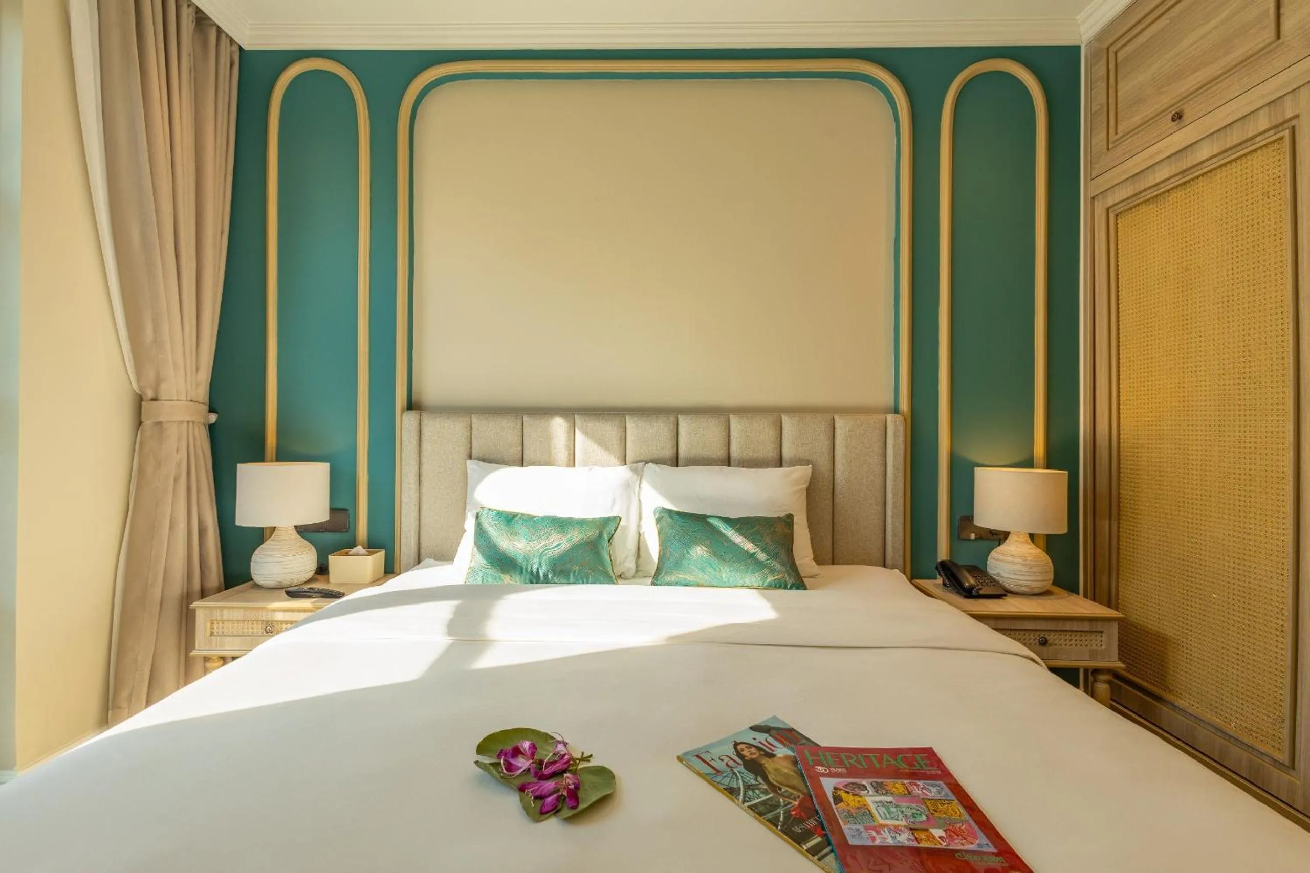 Bed in Stella Marina Boutique Hotel