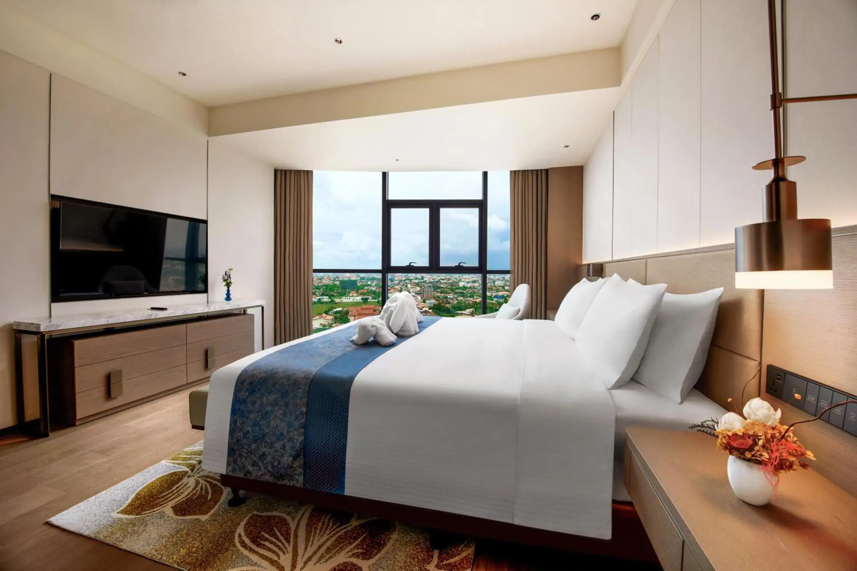 Bedroom, Bed in Latsavong Wanda Vista Vientiane Bedroom, Bed in Latsavong Wanda Vista Vientiane