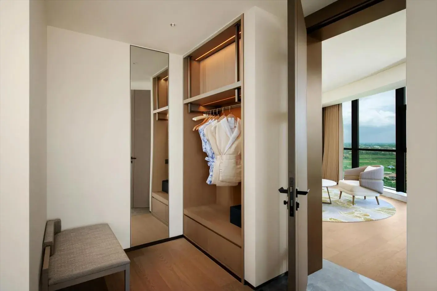 wardrobe, Bed in Latsavong Wanda Vista Vientiane wardrobe, Bed in Latsavong Wanda Vista Vientiane