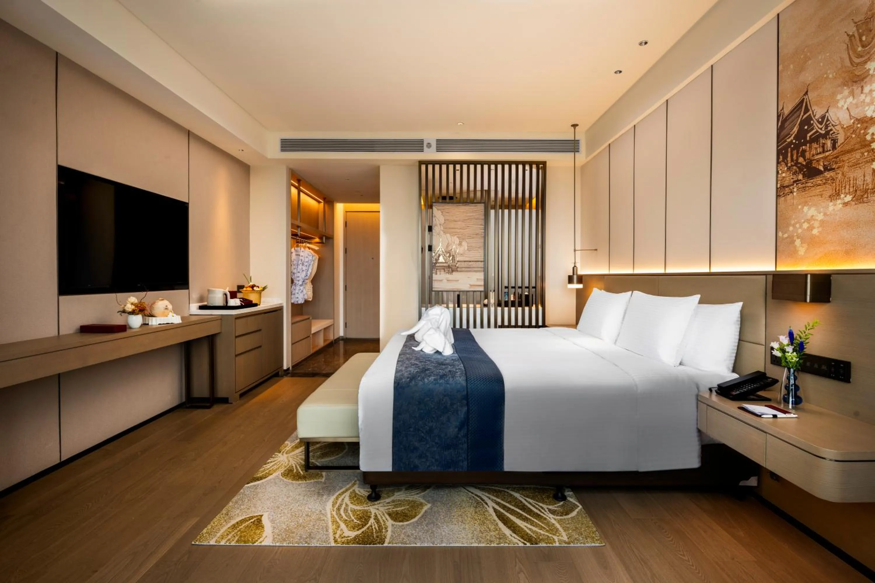 TV and multimedia, Bed in Latsavong Wanda Vista Vientiane