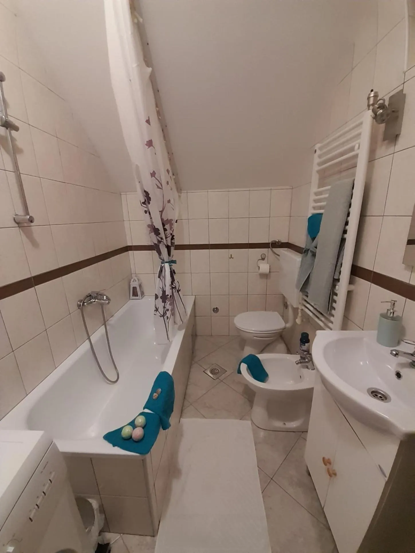 Shower in Apartment Ada bed & breakfast