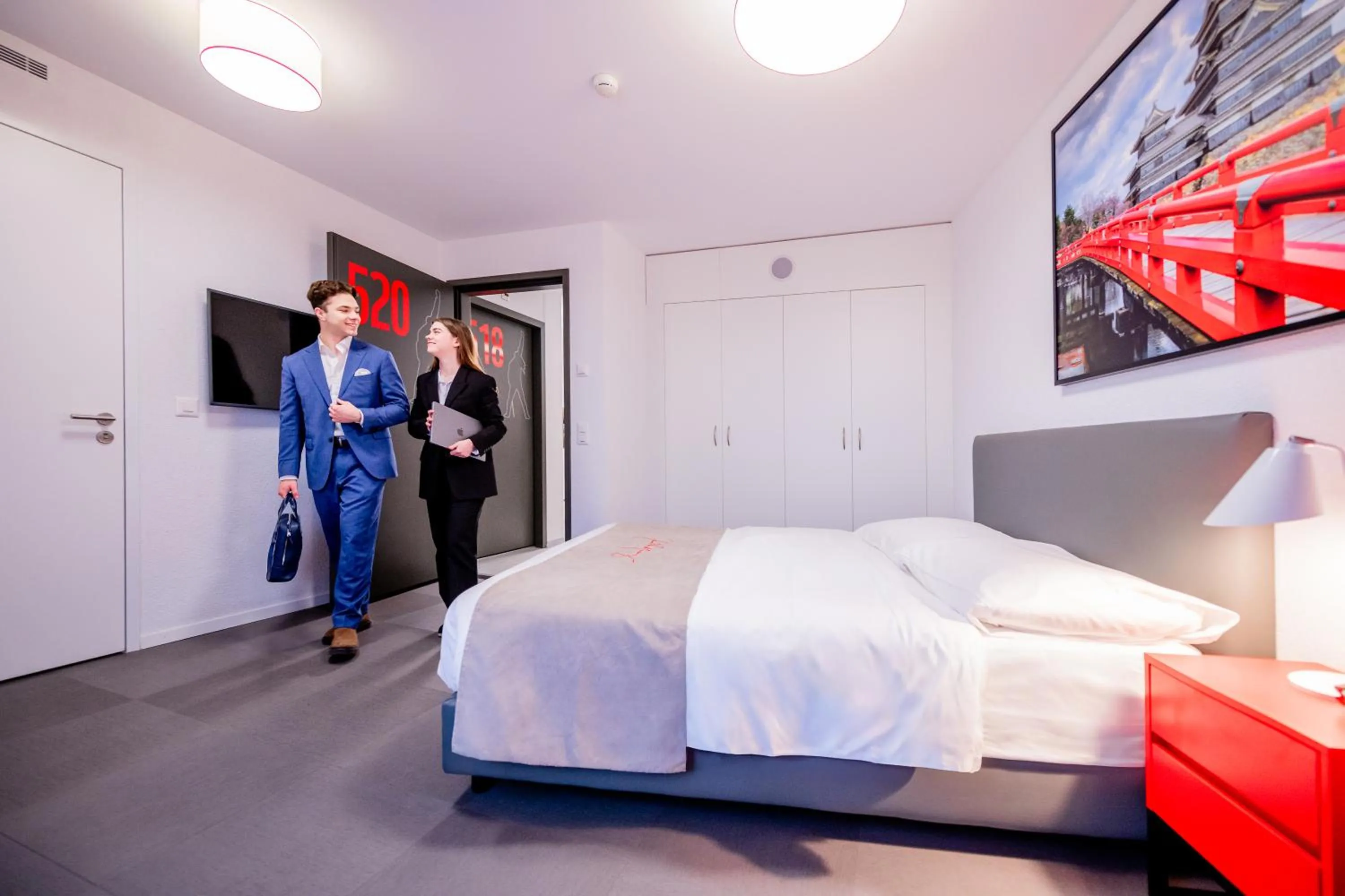 Bed in "The Freddie Mercury" Hotel