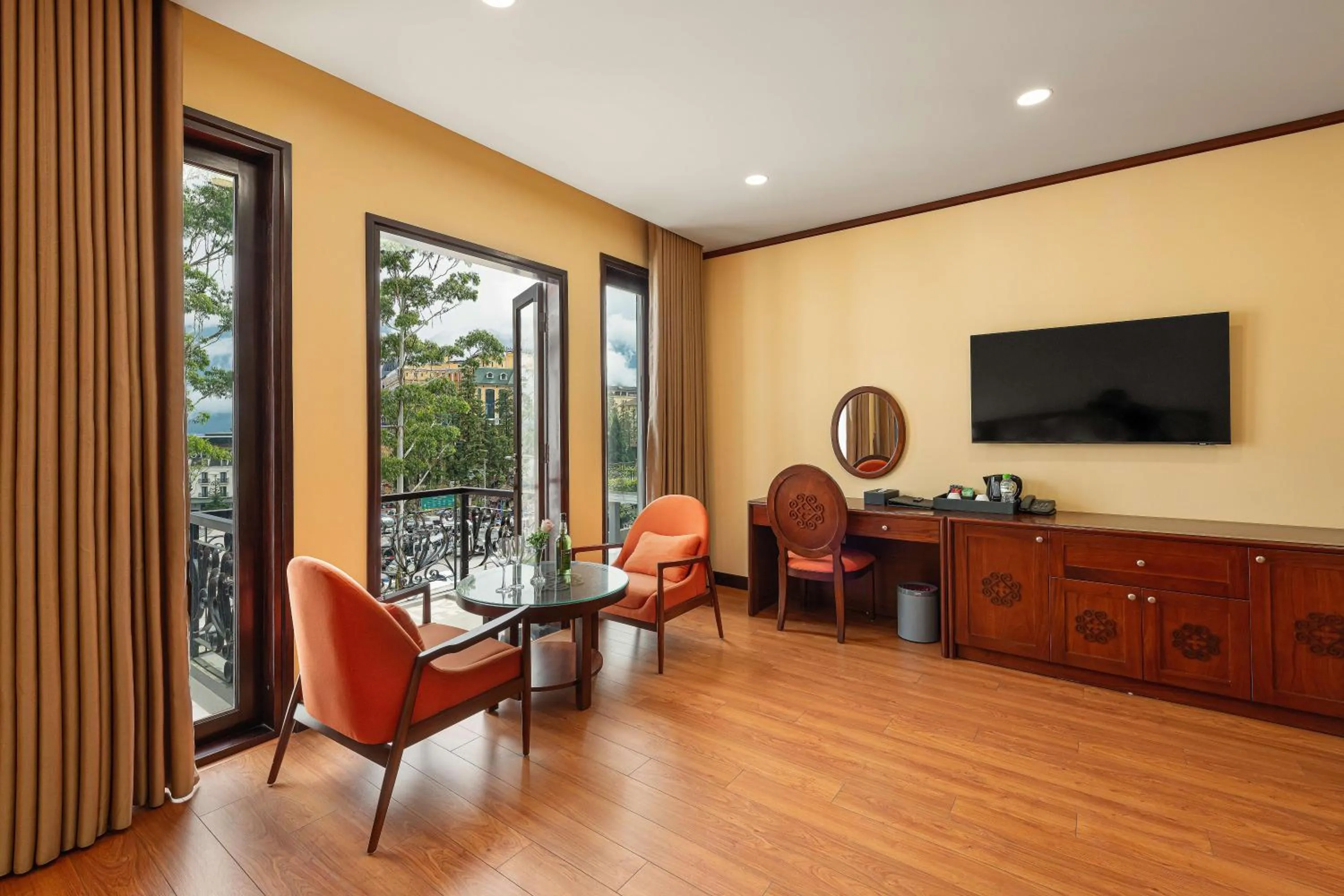 Living room in Sapa Green Forest Hotel & Convention