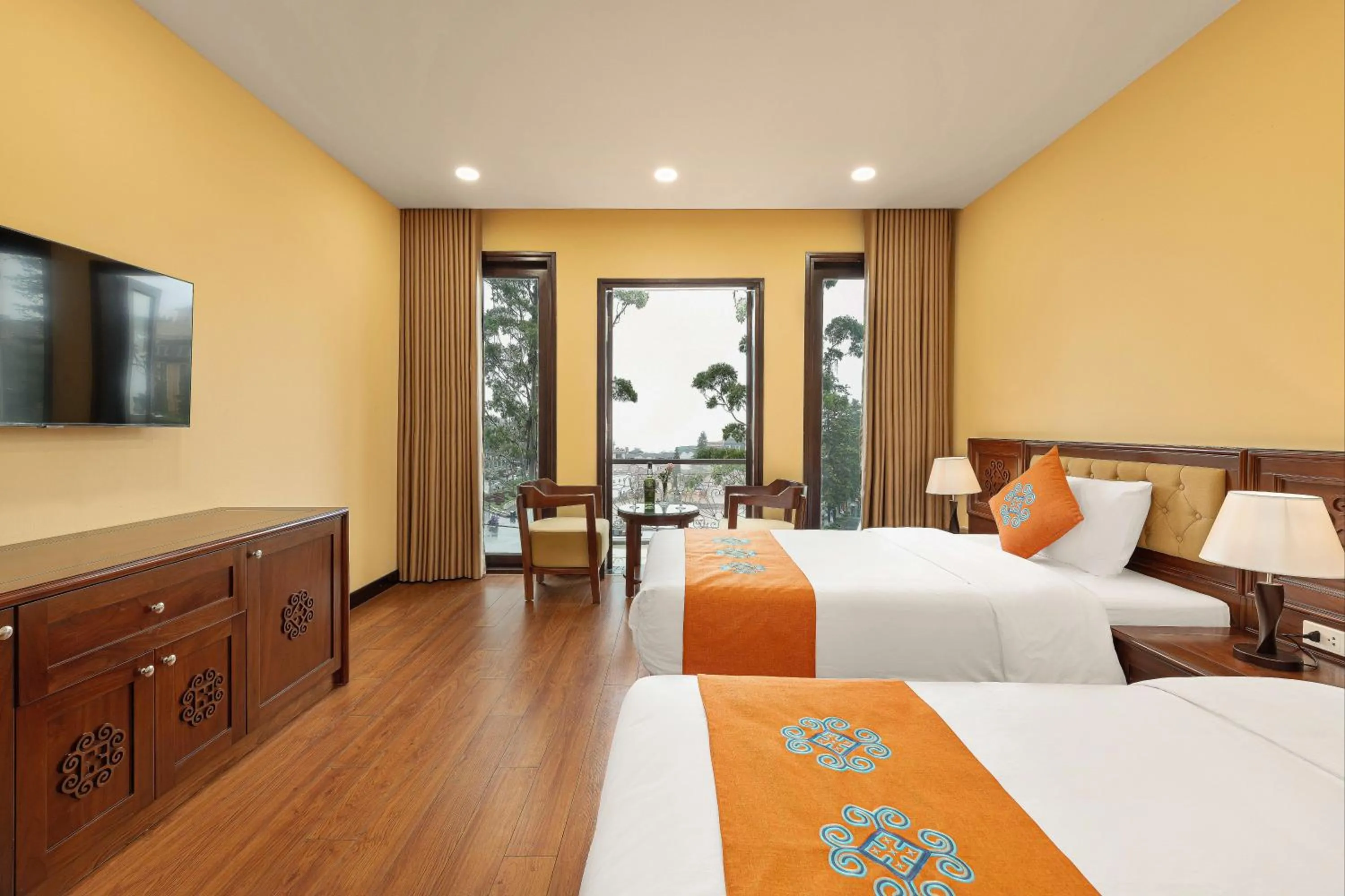 Bedroom in Sapa Green Forest Hotel & Convention