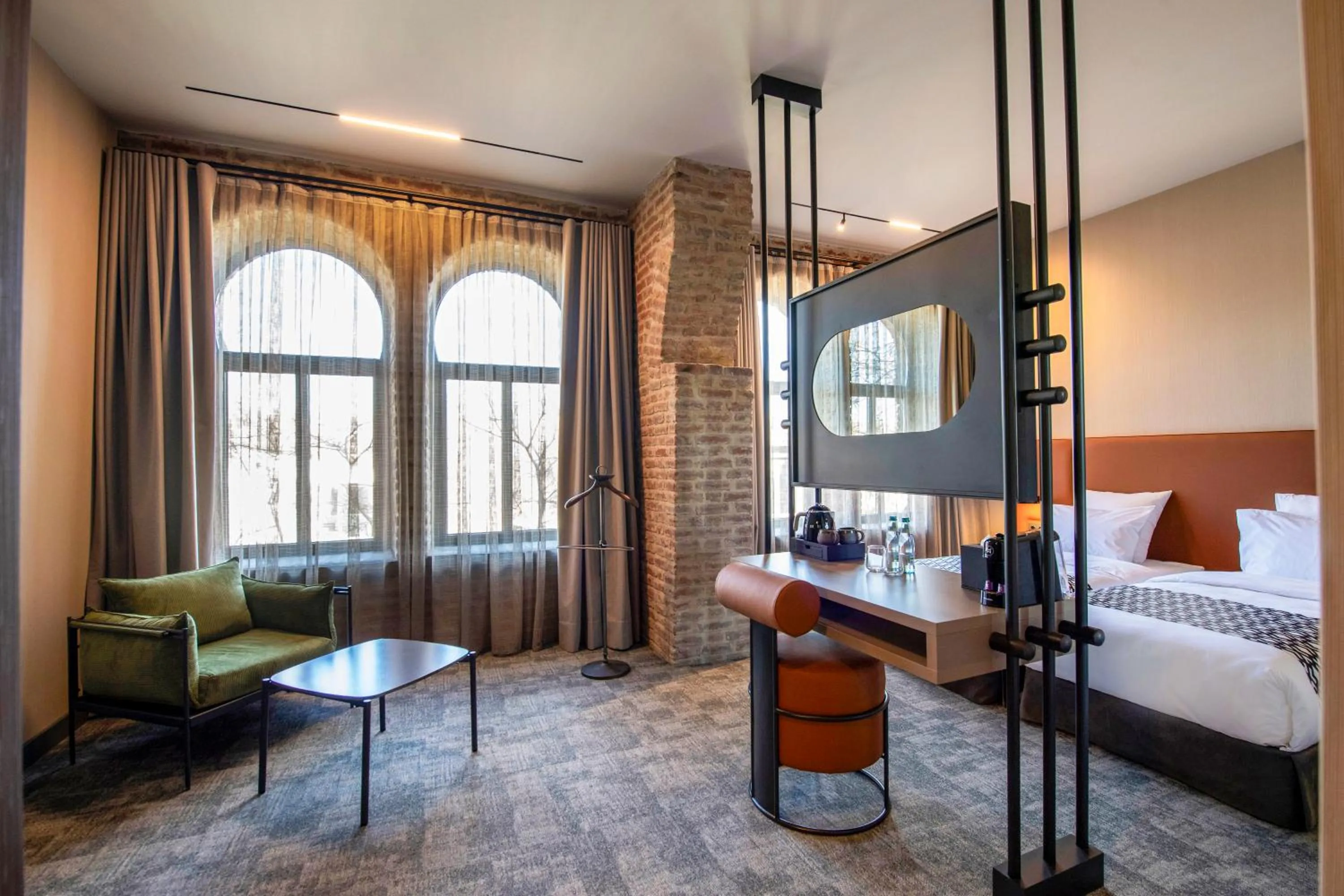 Bedroom, Bed in Qarvasla Hotel