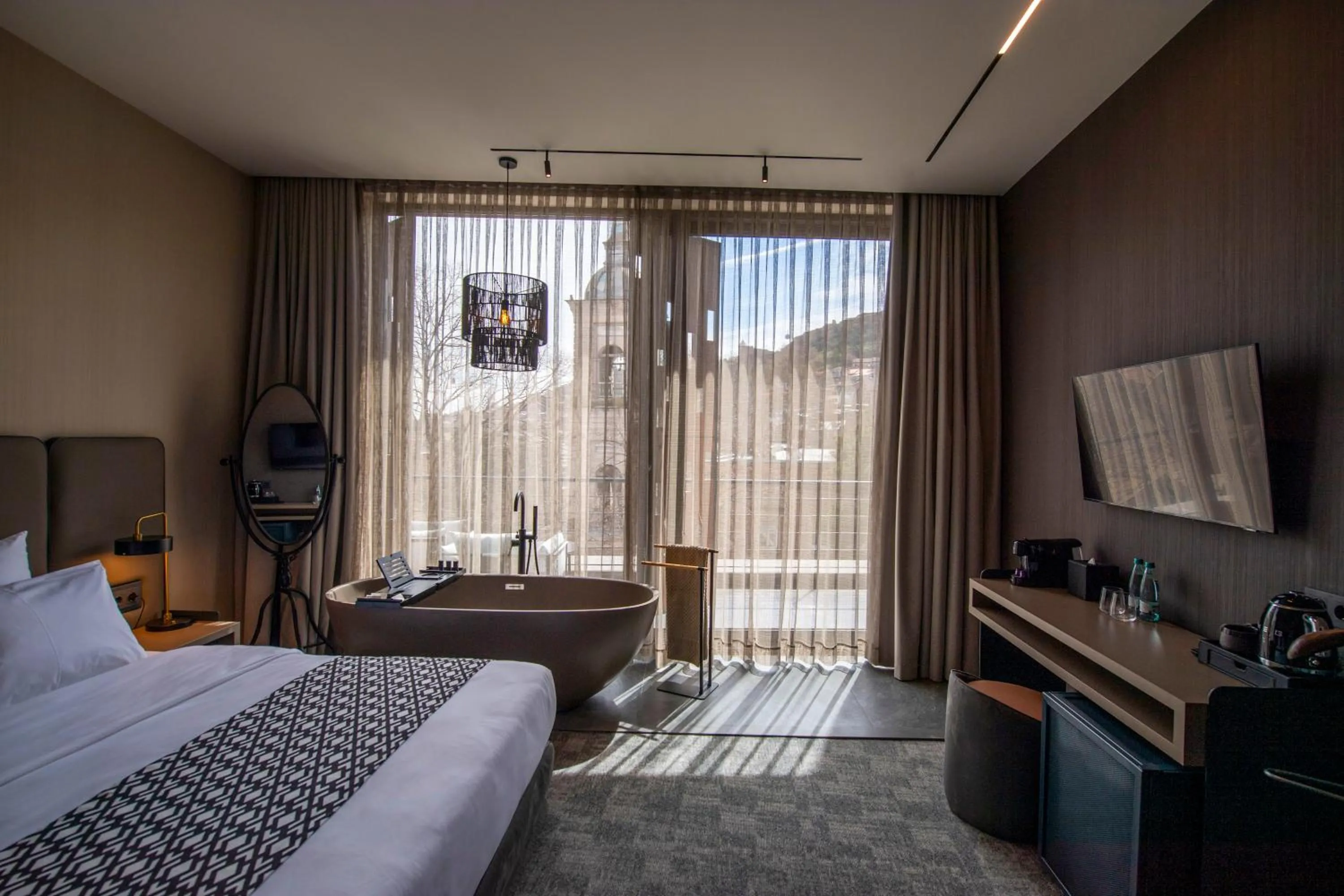 Photo of the whole room, Bed in Qarvasla Hotel