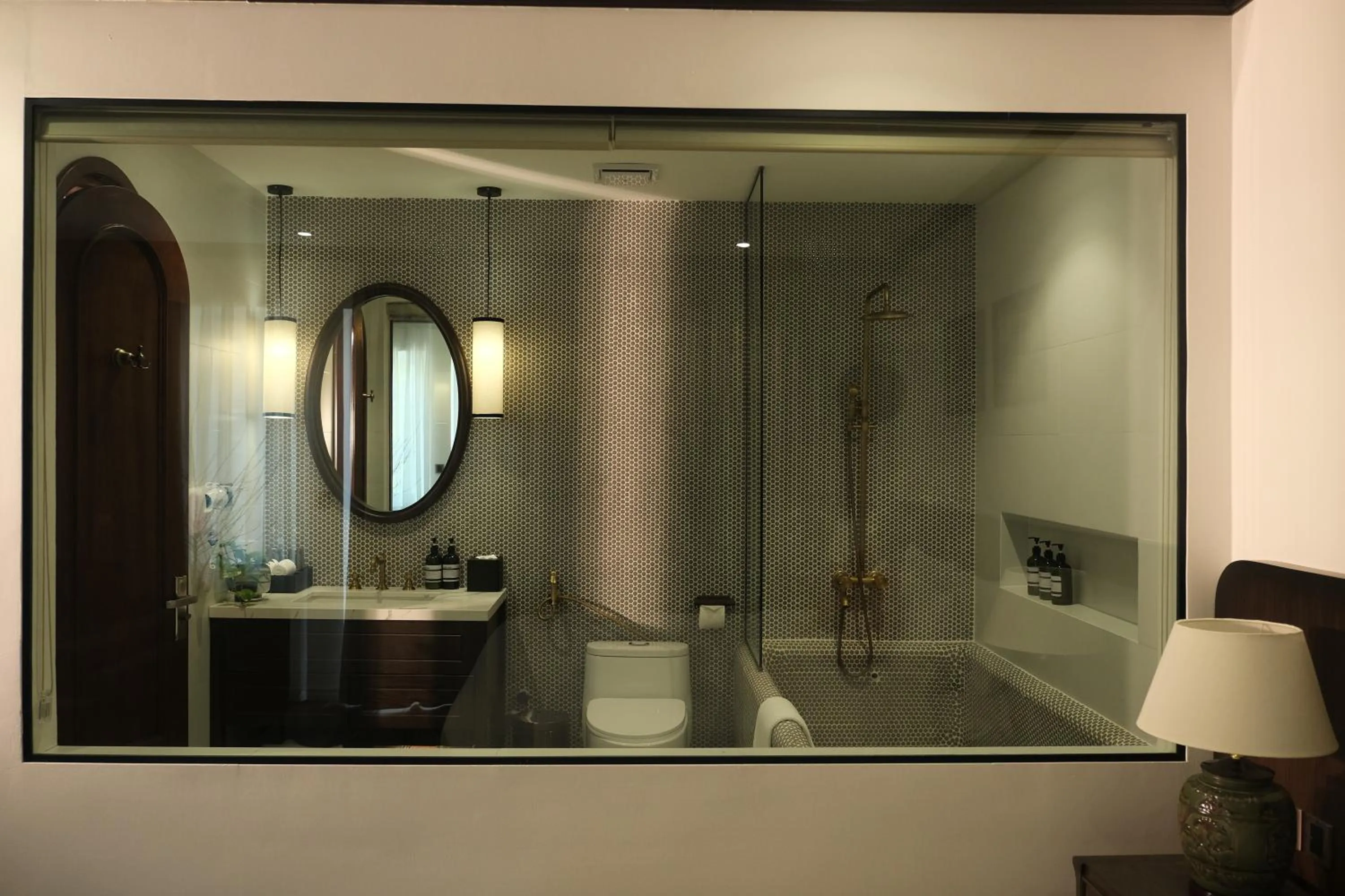 Shower in Paul Chabot Hotel