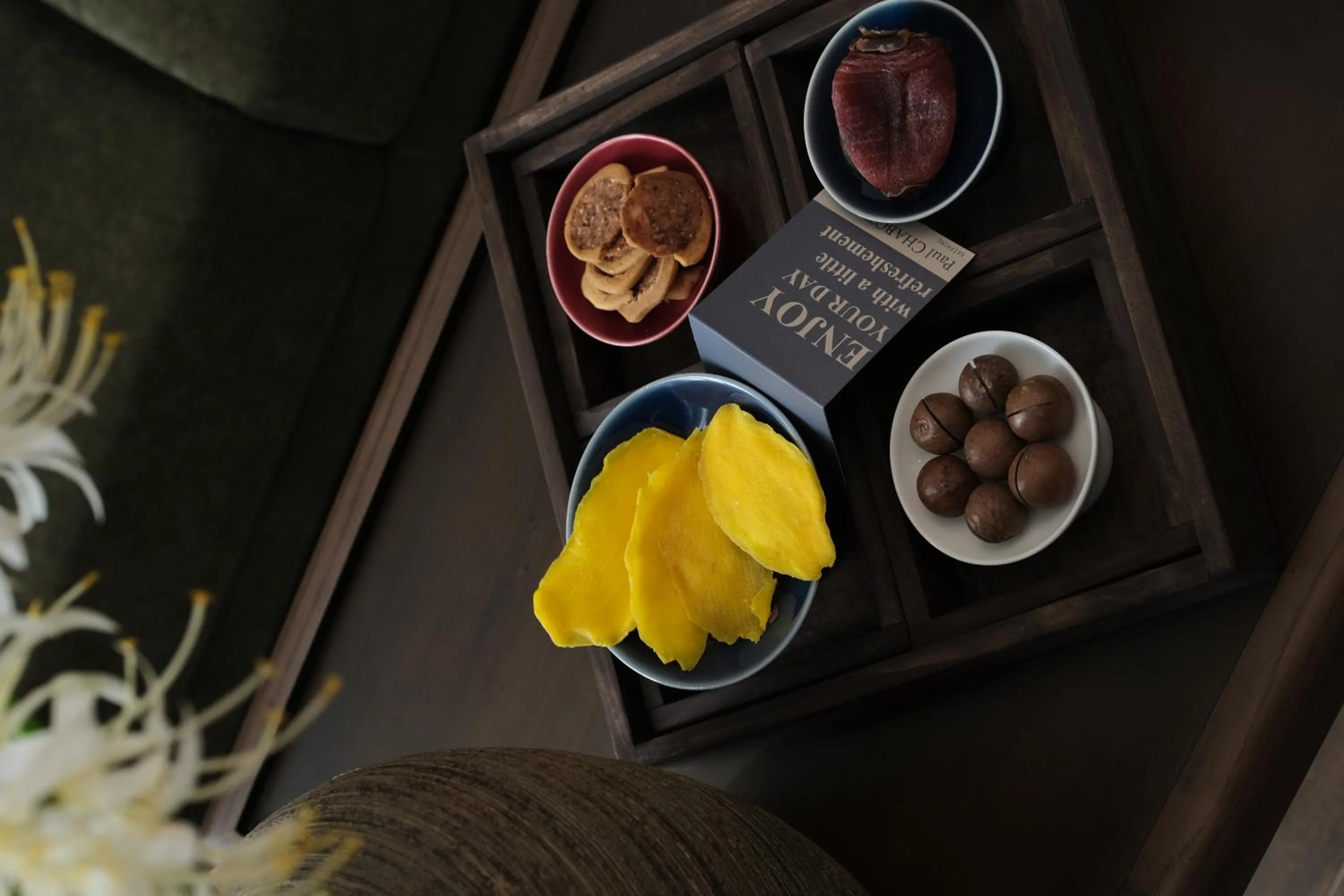 Food and drinks in Paul Chabot Hotel