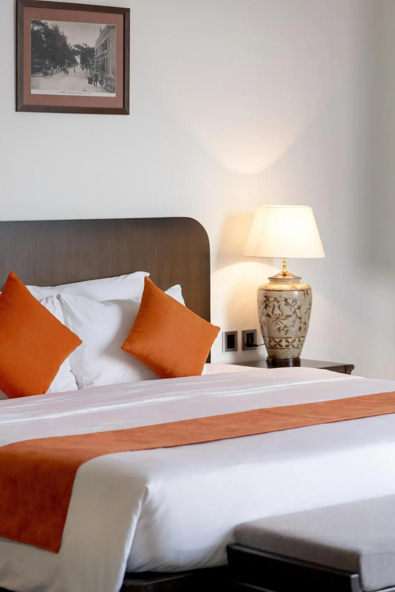 Bed in Paul Chabot Hotel